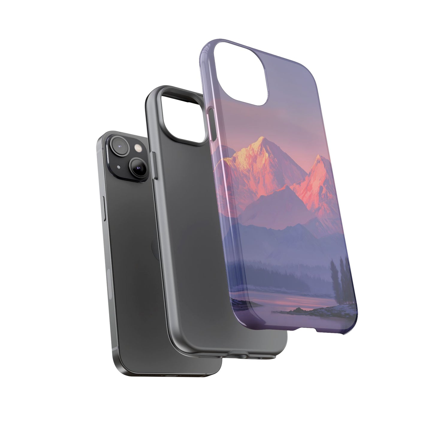 Crimson Peaks – Tough Glossy iPhone Case