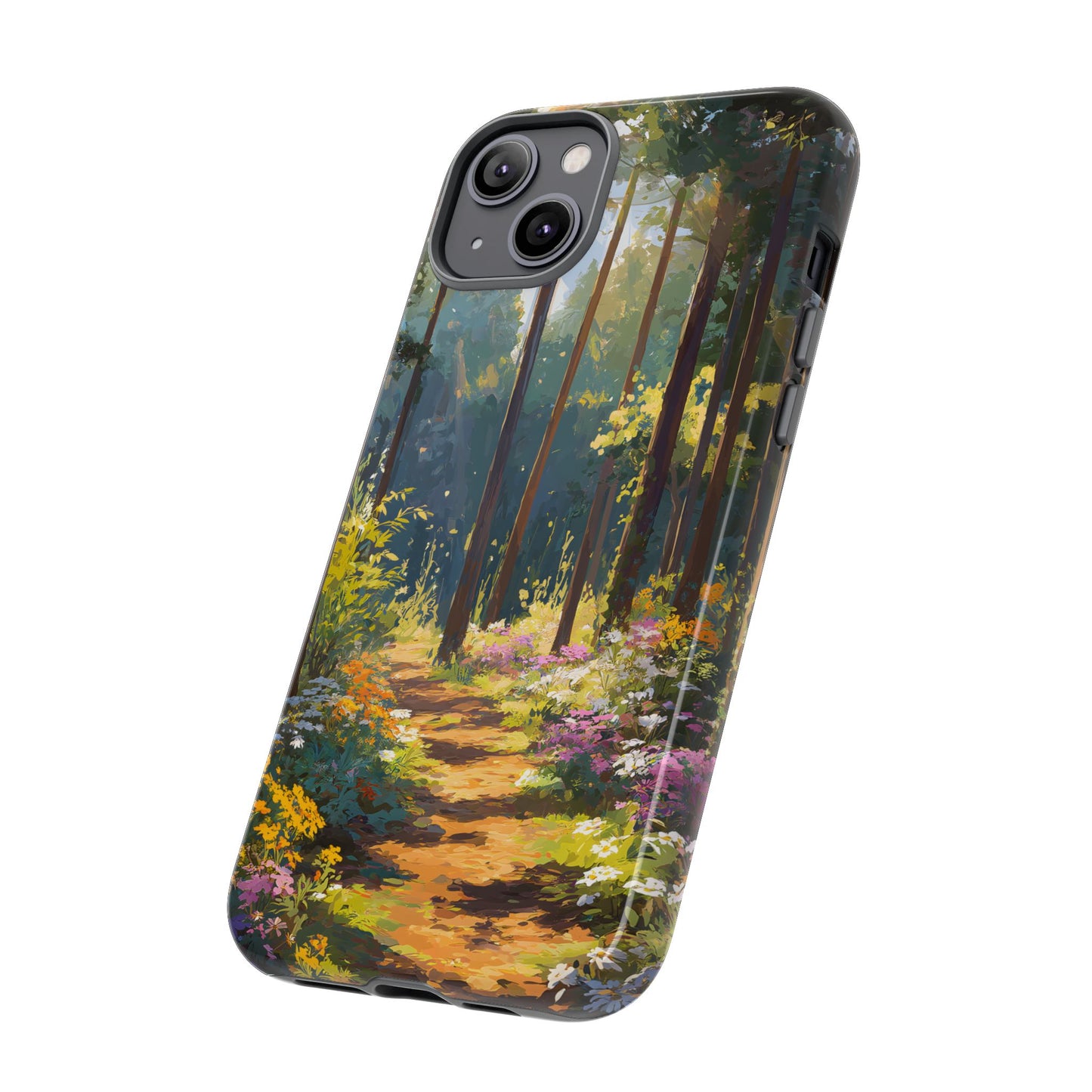 Enchanted Forest Path – Tough Glossy iPhone Case