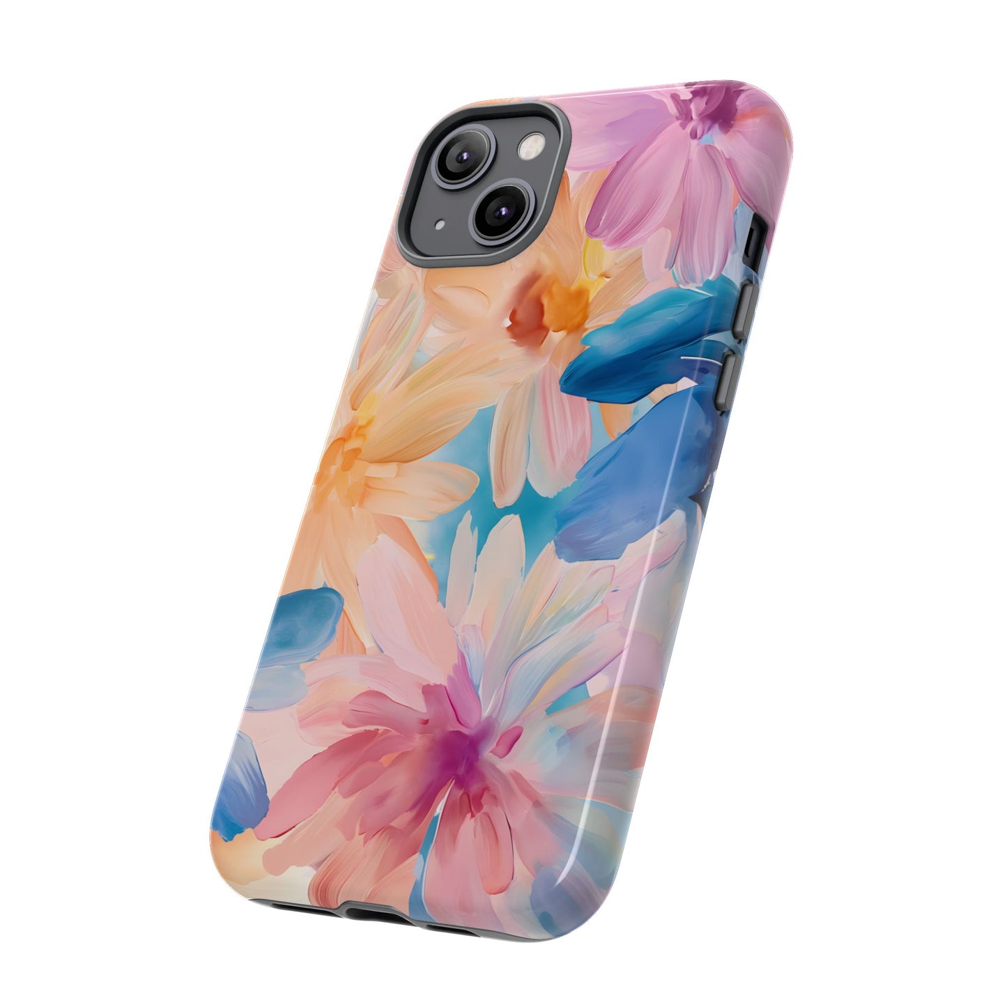 Radiant Bloom โ Tough Glossy iPhone Case