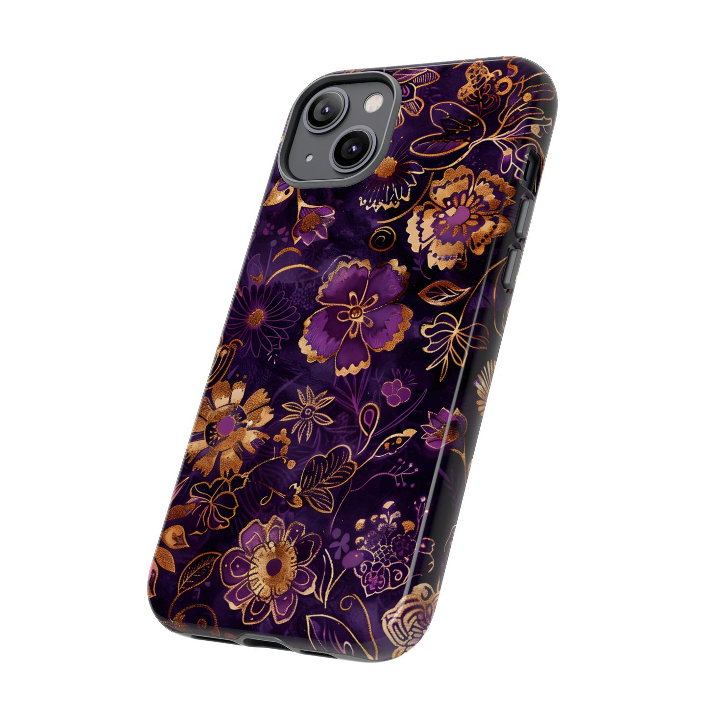 Royal Garden โ Tough Glossy iPhone Case