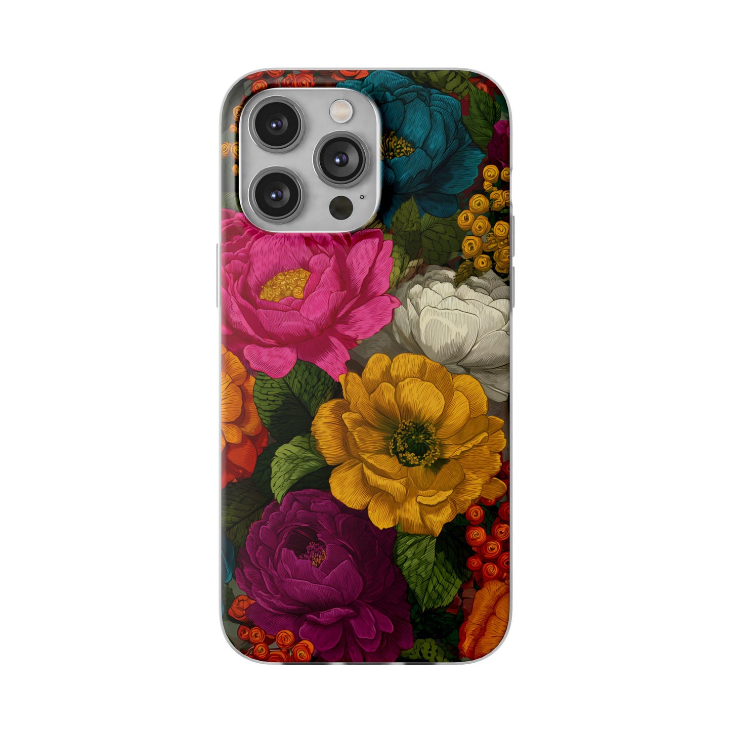 Midnight Bloom - Flexi iPhone Case