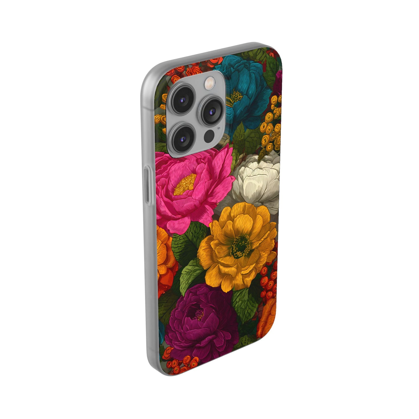 Midnight Bloom - Flexi iPhone Case