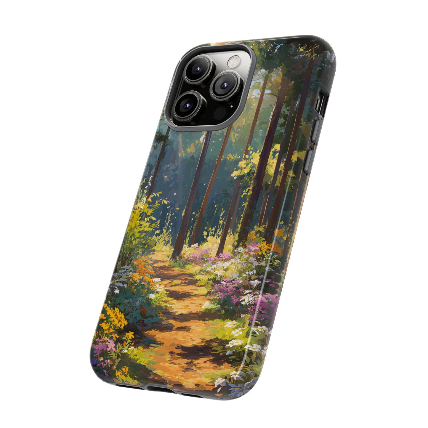 Enchanted Forest Path – Tough Glossy iPhone Case