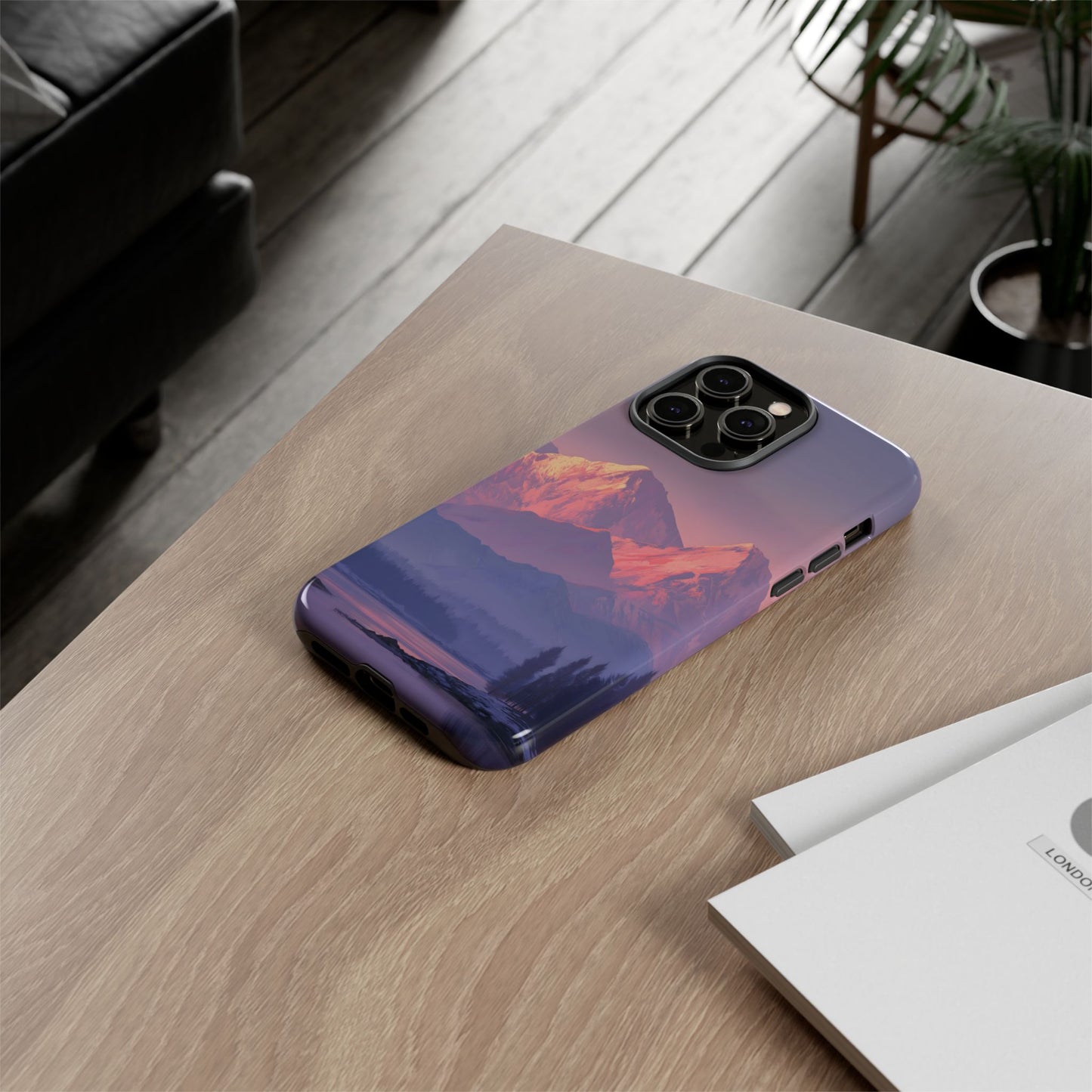 Crimson Peaks – Tough Glossy iPhone Case