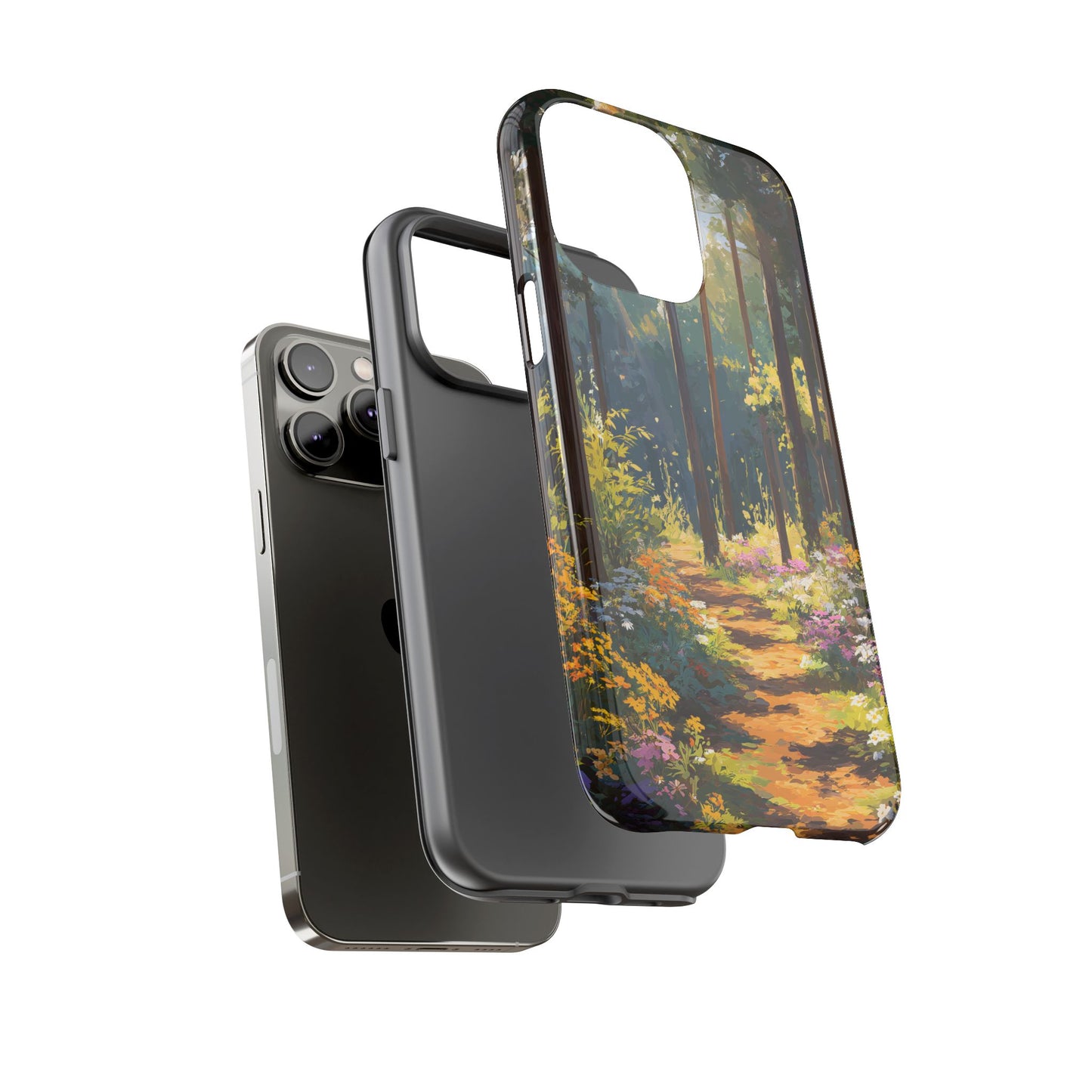 Enchanted Forest Path – Tough Glossy iPhone Case