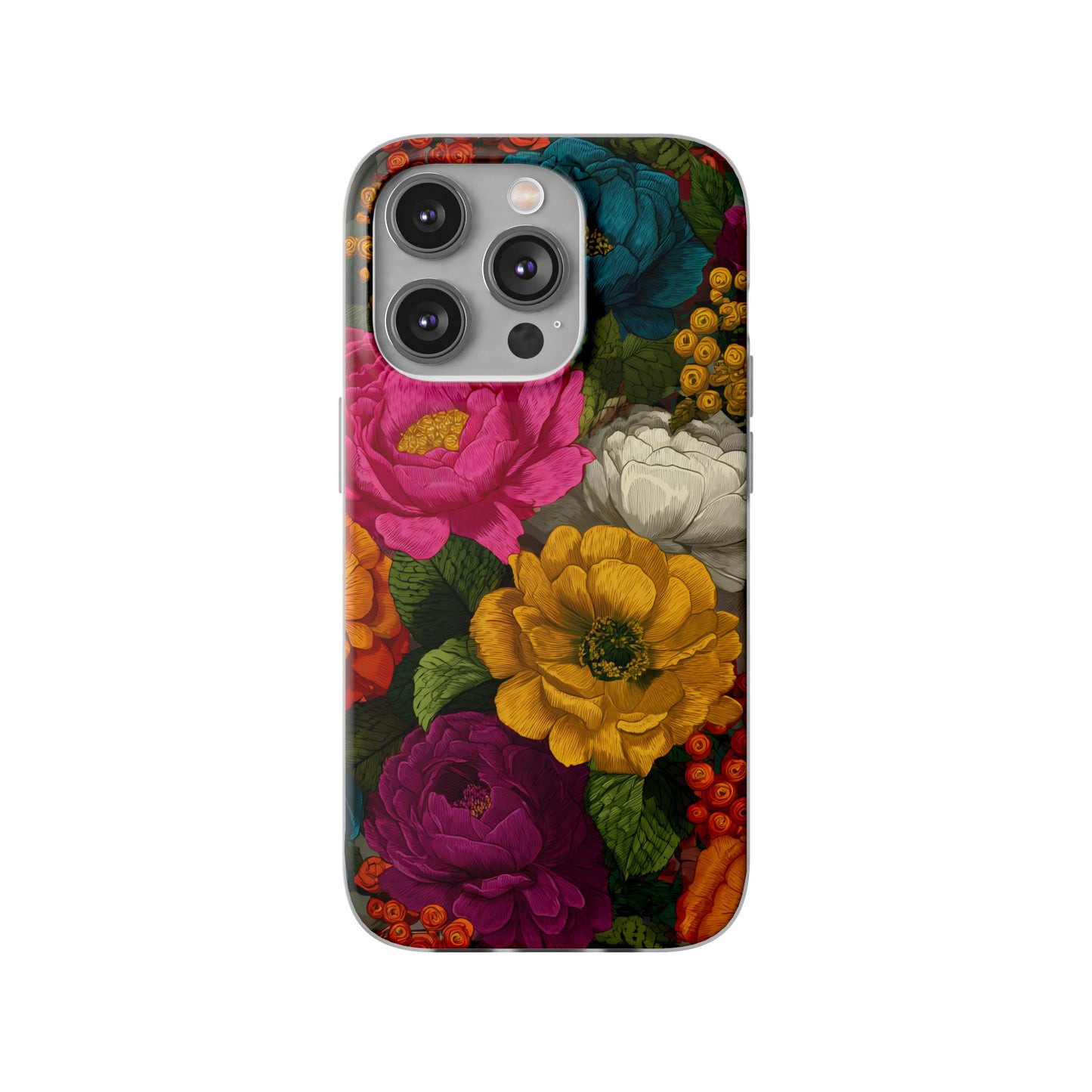 Midnight Bloom - Flexi iPhone Case