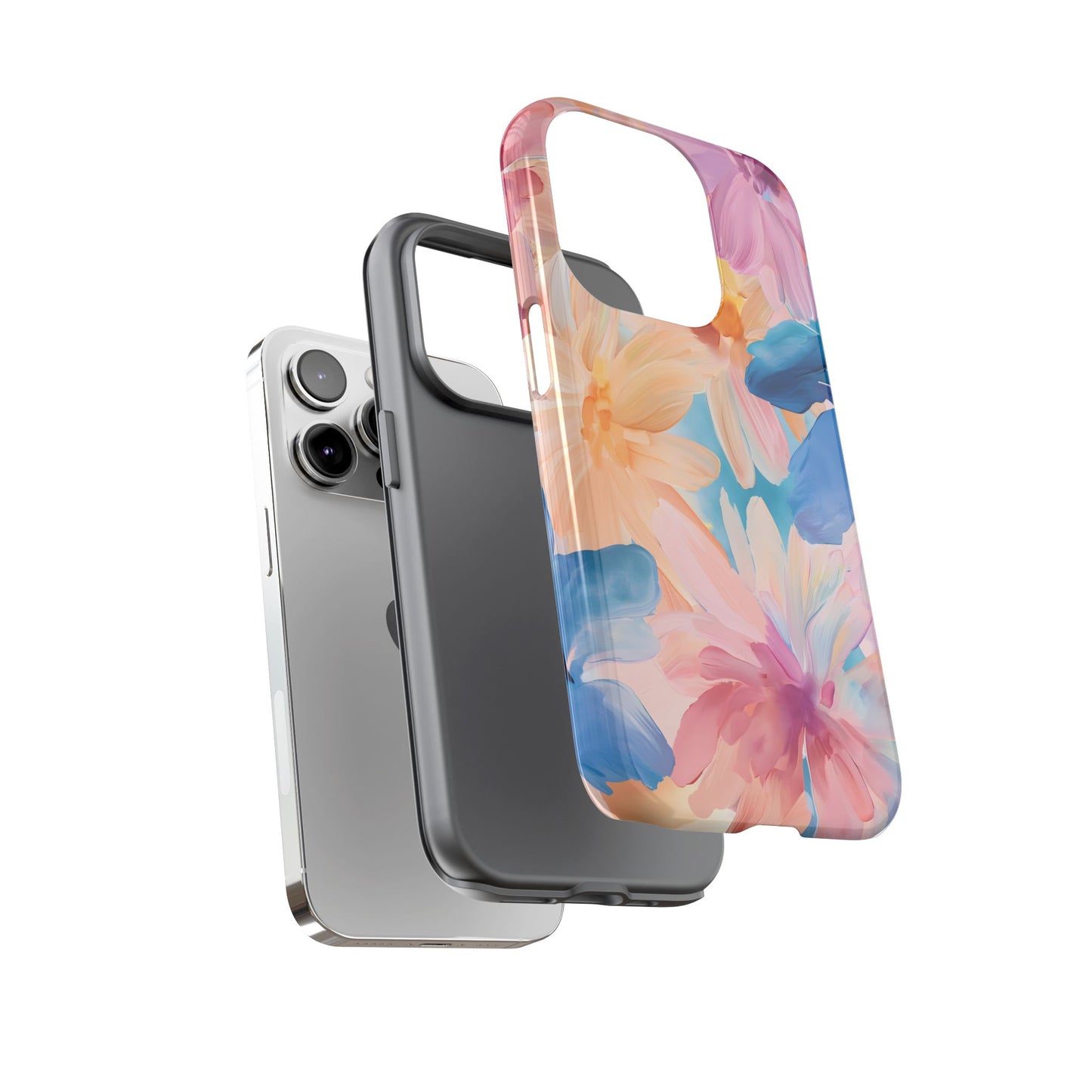 Radiant Bloom โ Tough Glossy iPhone Case