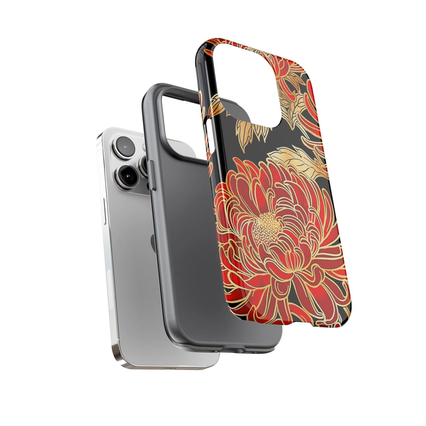 Ember Petals – Tough Glossy iPhone Case