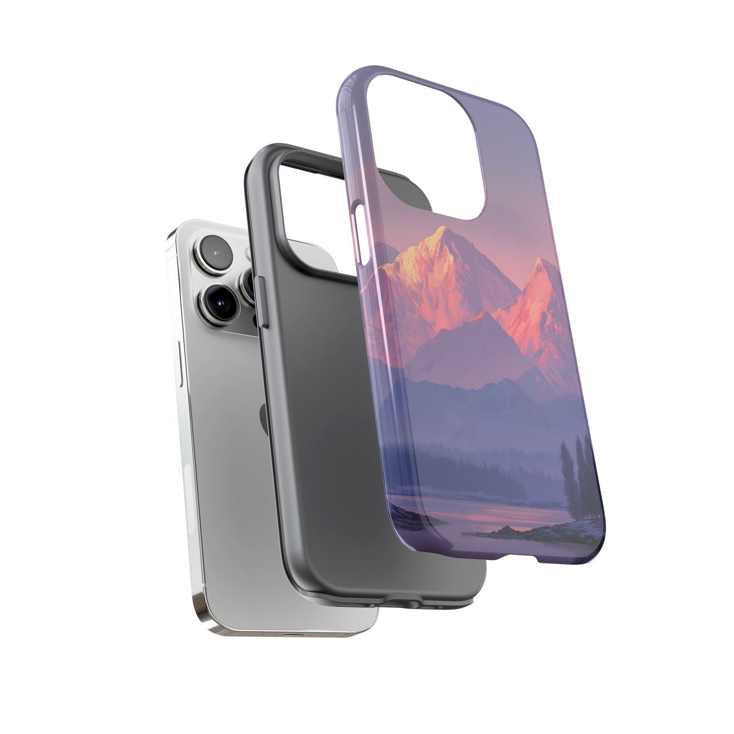 Crimson Peaks – Tough Glossy iPhone Case