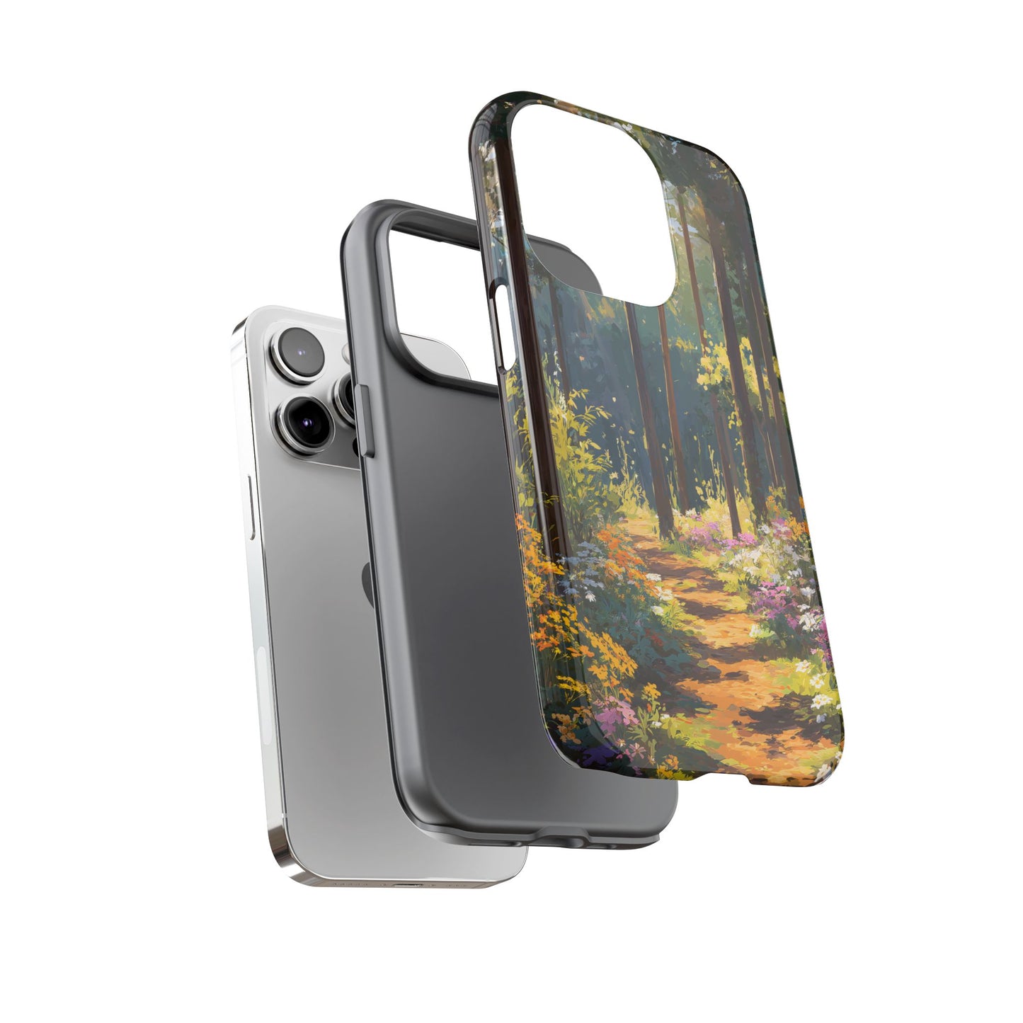 Enchanted Forest Path – Tough Glossy iPhone Case