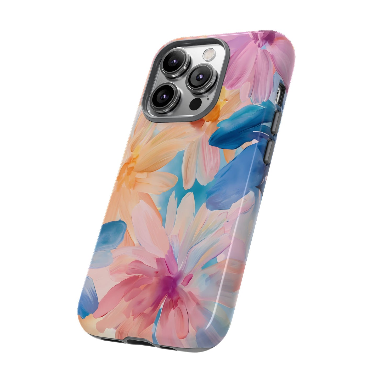 Radiant Bloom โ Tough Glossy iPhone Case