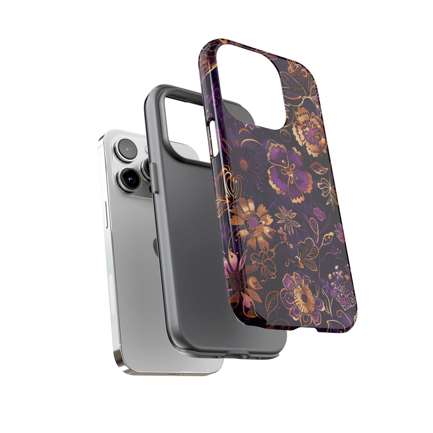 Royal Garden โ Tough Glossy iPhone Case