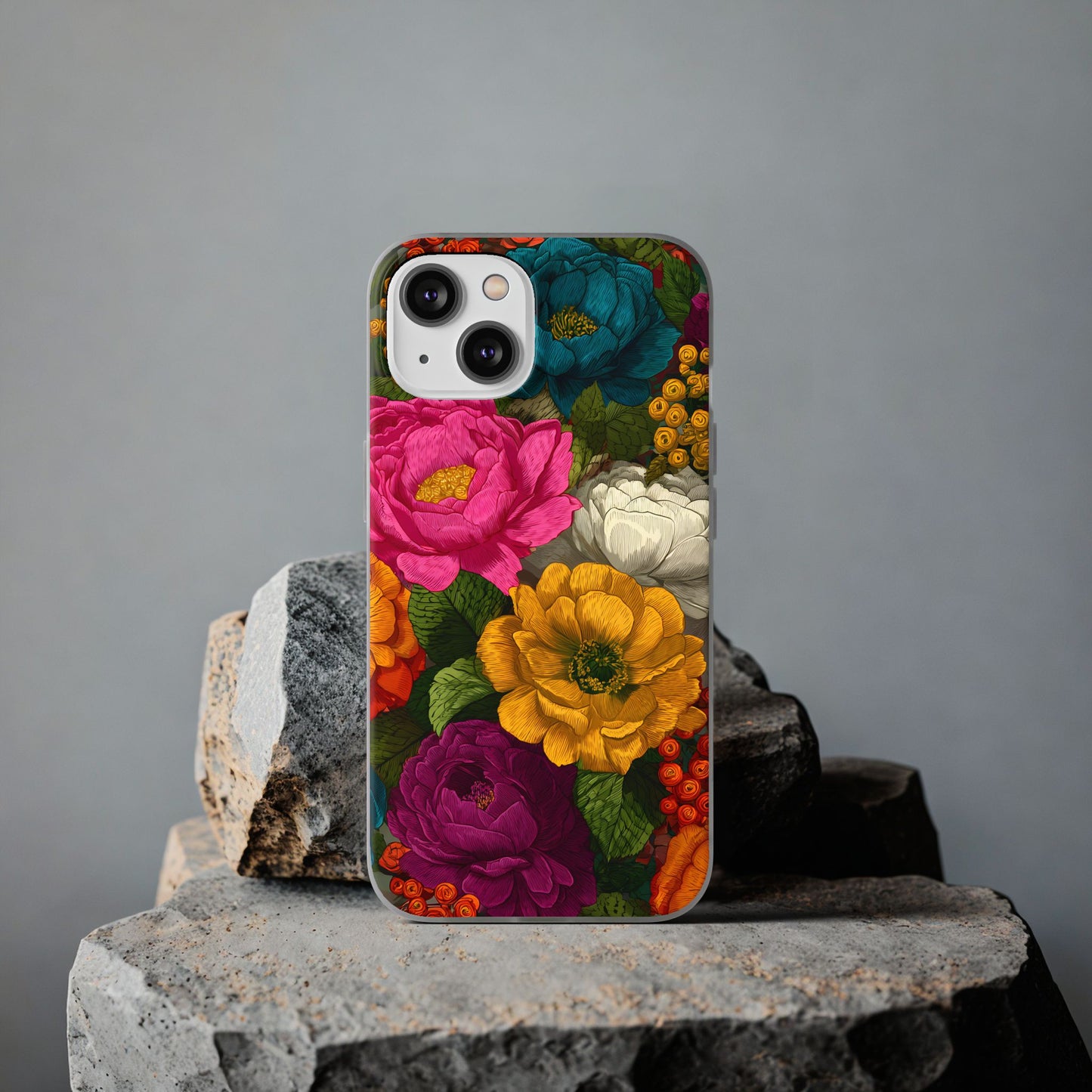 Midnight Bloom - Flexi iPhone Case
