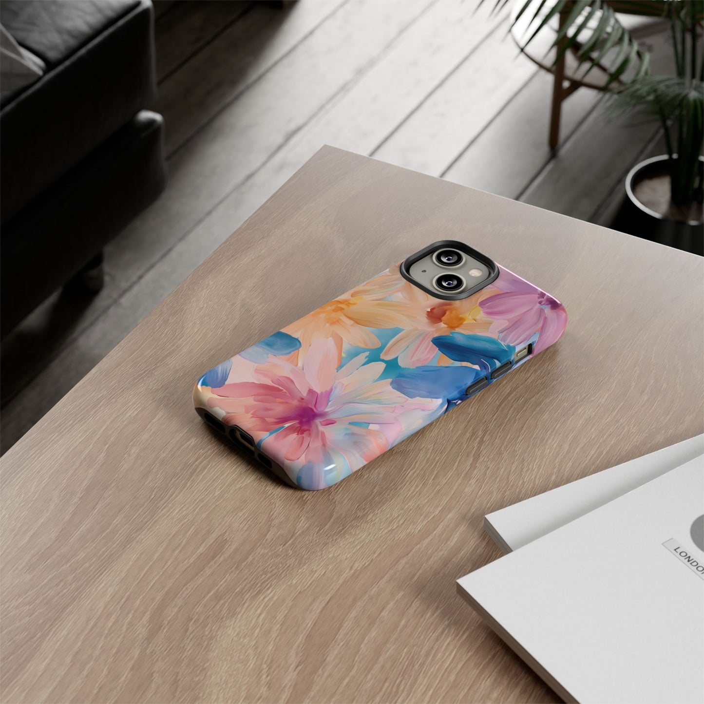 Radiant Bloom โ Tough Glossy iPhone Case