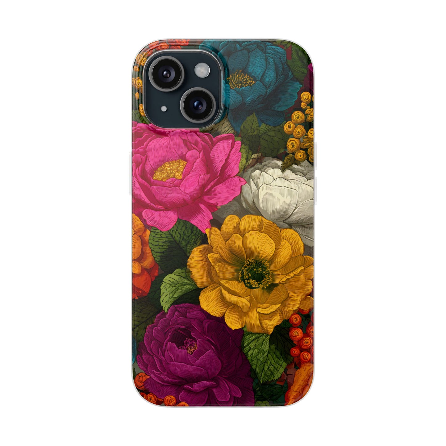 Midnight Bloom - Flexi iPhone Case
