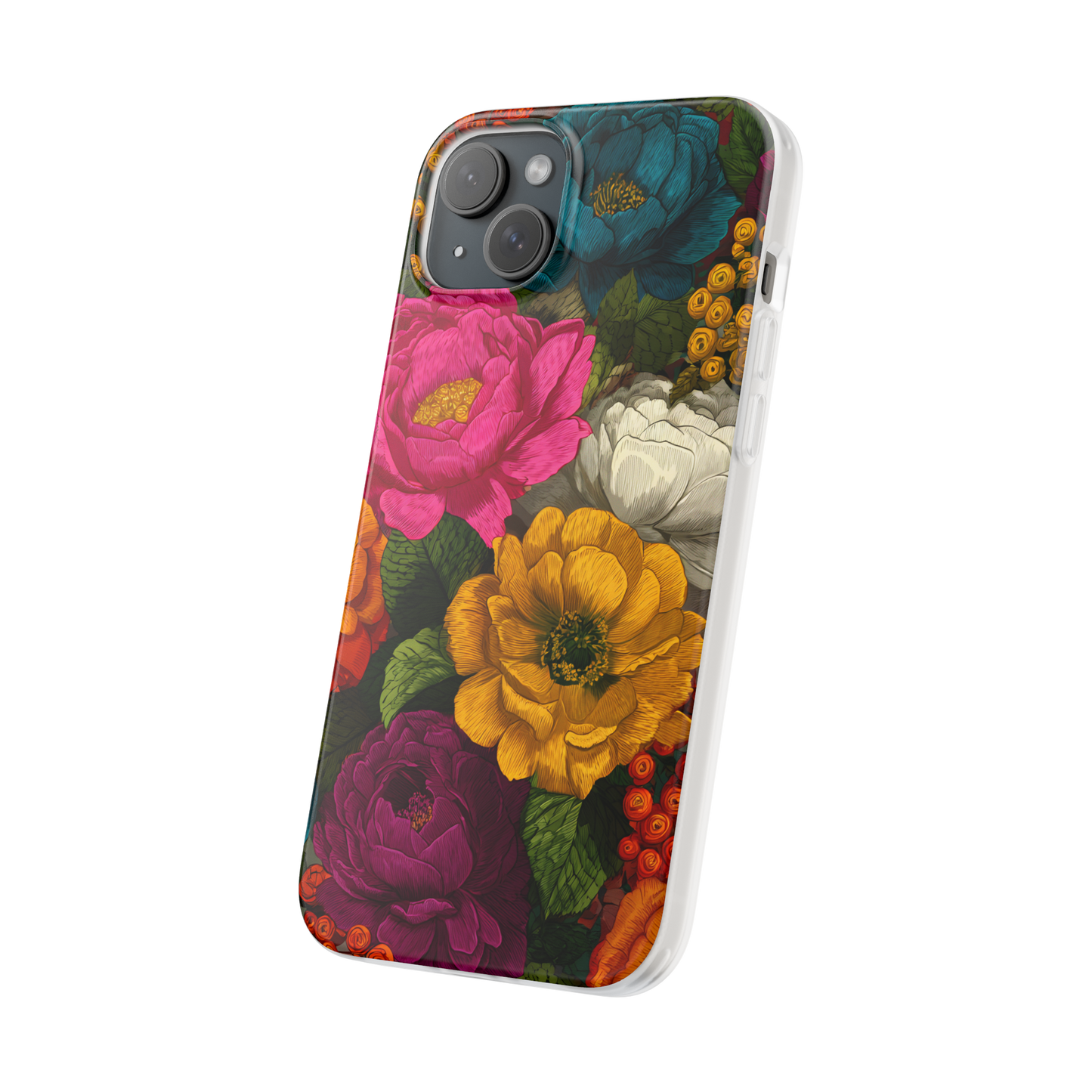 Midnight Bloom - Flexi iPhone Case