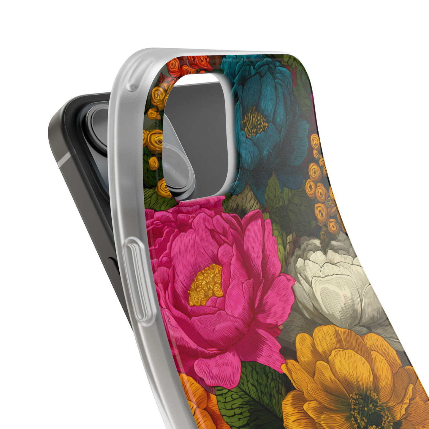 Midnight Bloom - Flexi iPhone Case