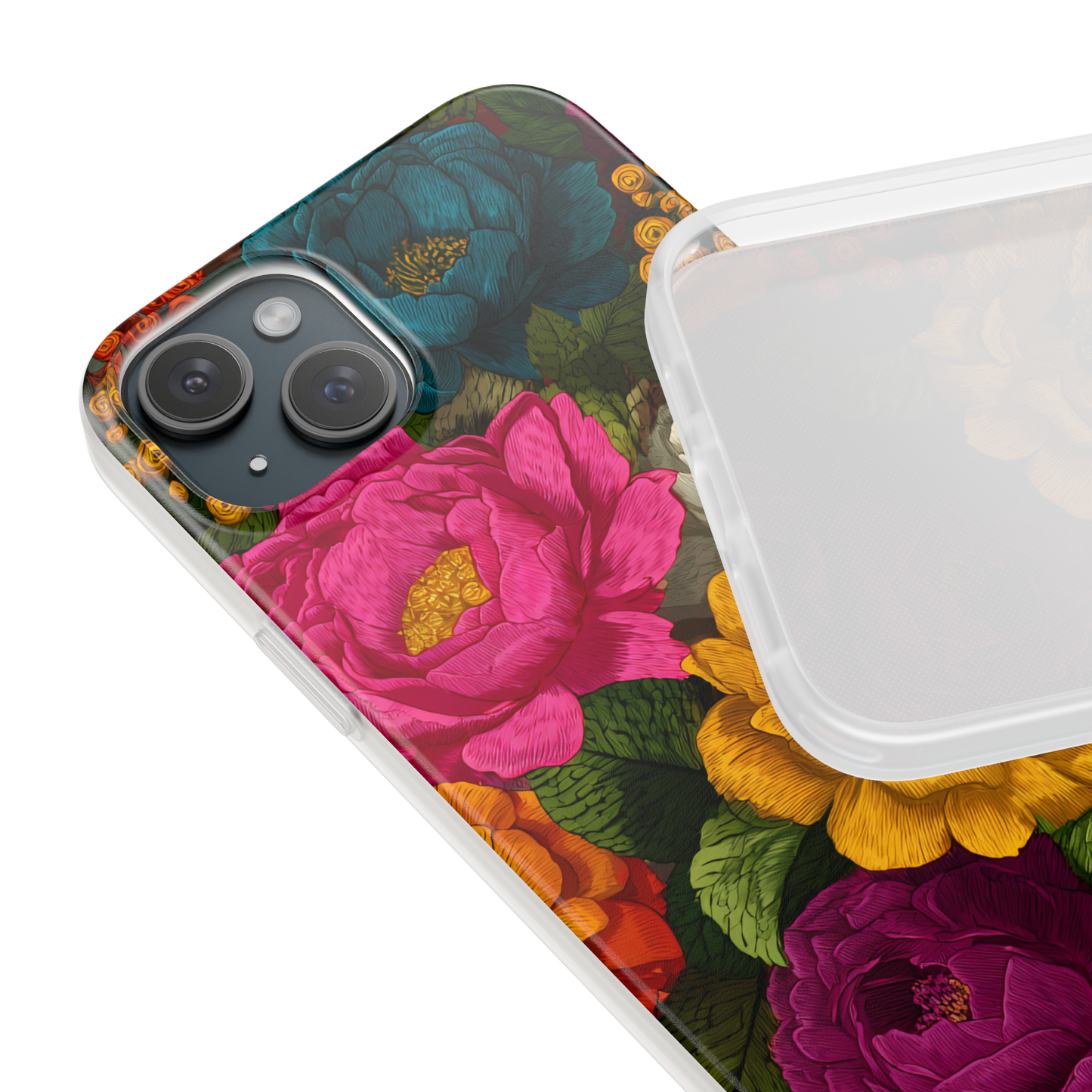 Midnight Bloom - Flexi iPhone Case