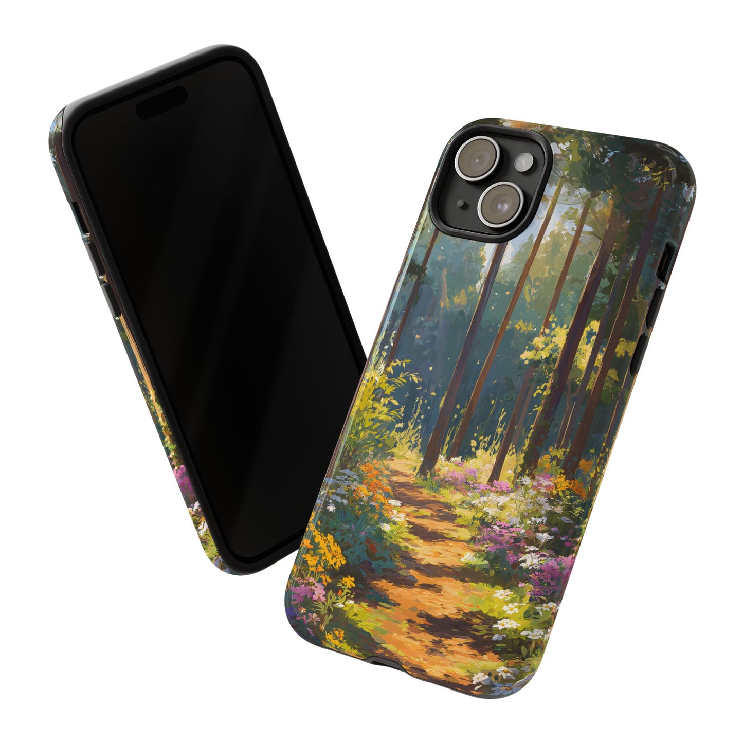 Enchanted Forest Path – Tough Glossy iPhone Case