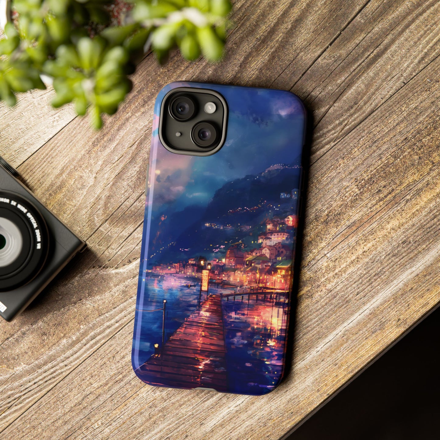 Twilight Harbor – Tough Glossy iPhone Case