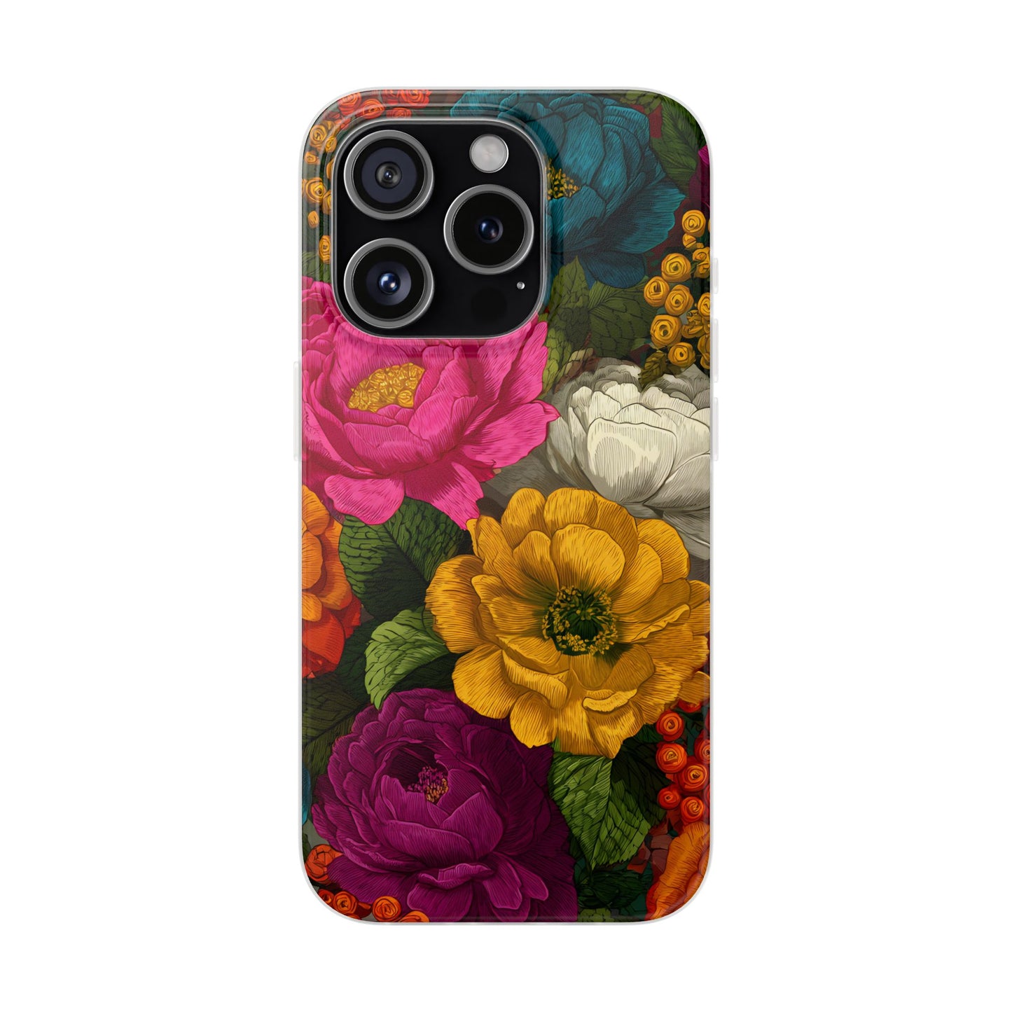 Midnight Bloom - Flexi iPhone Case
