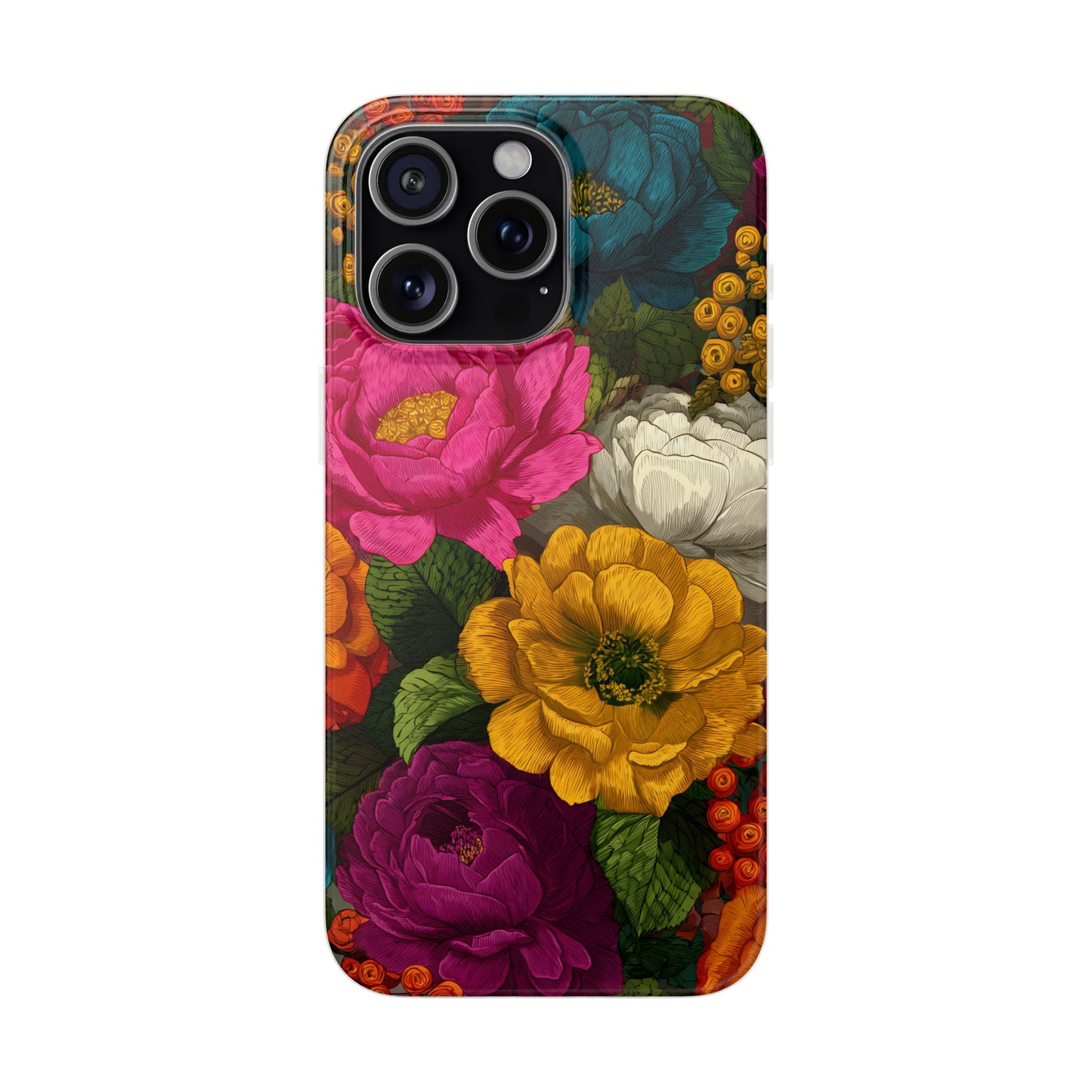 Midnight Bloom - Flexi iPhone Case