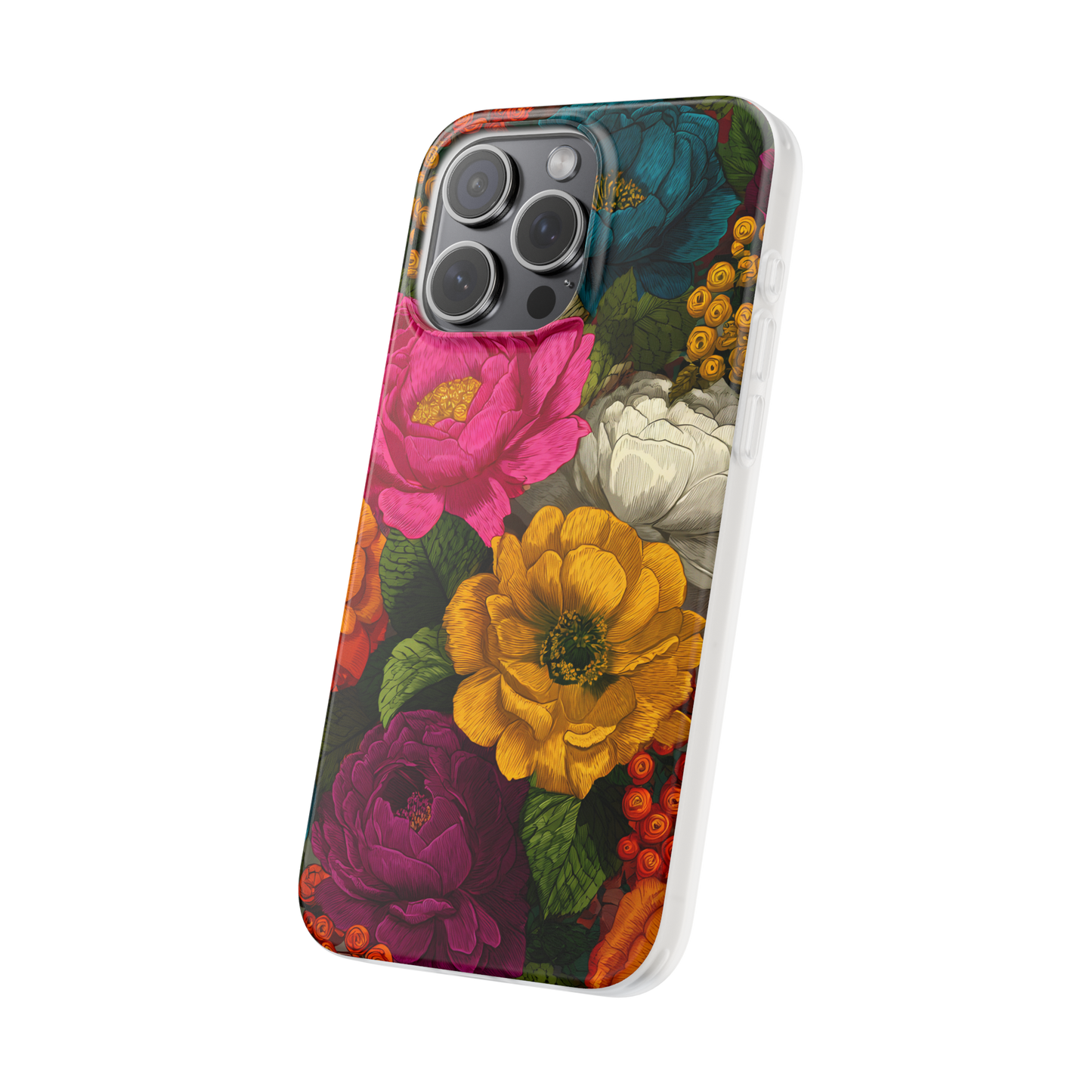Midnight Bloom - Flexi iPhone Case