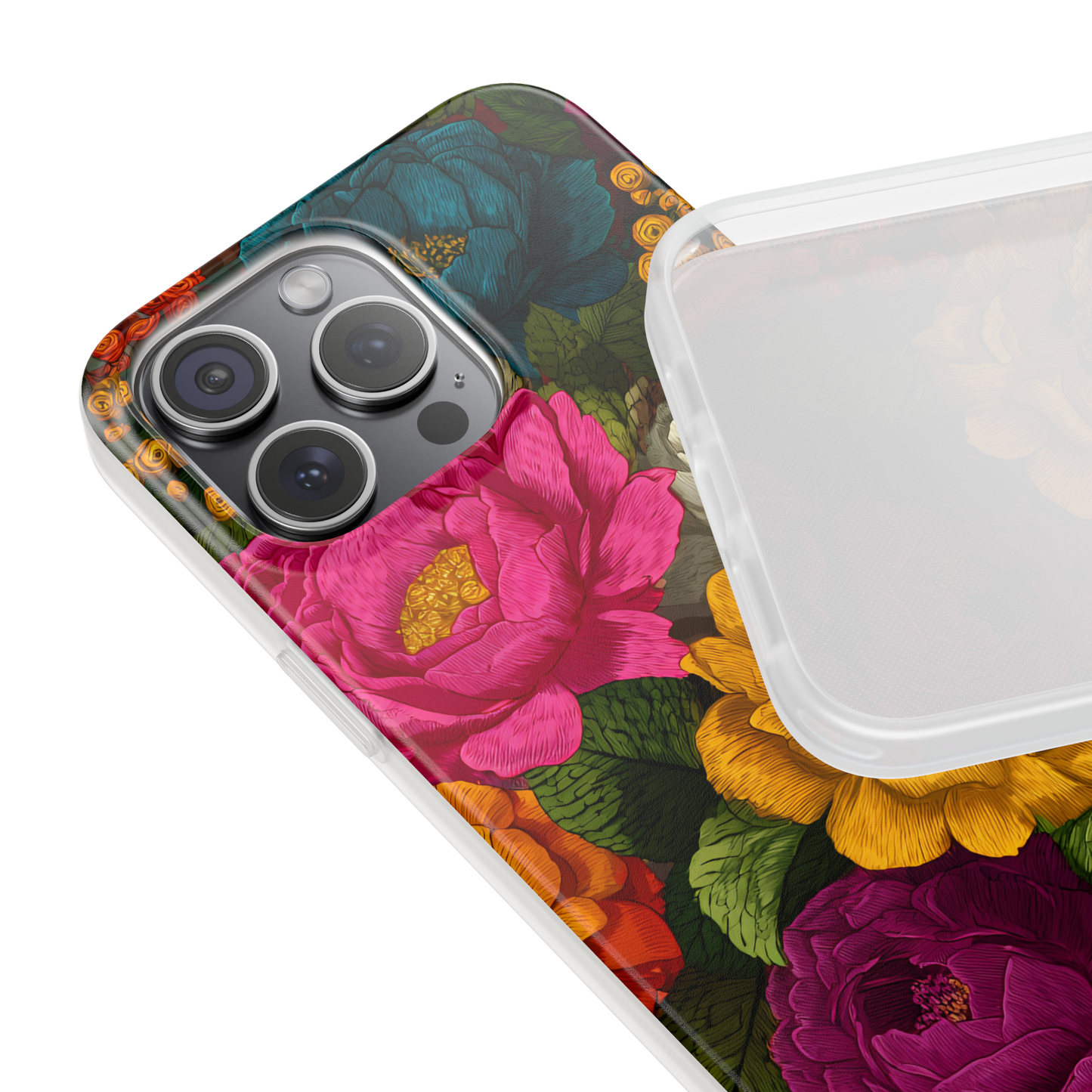 Midnight Bloom - Flexi iPhone Case