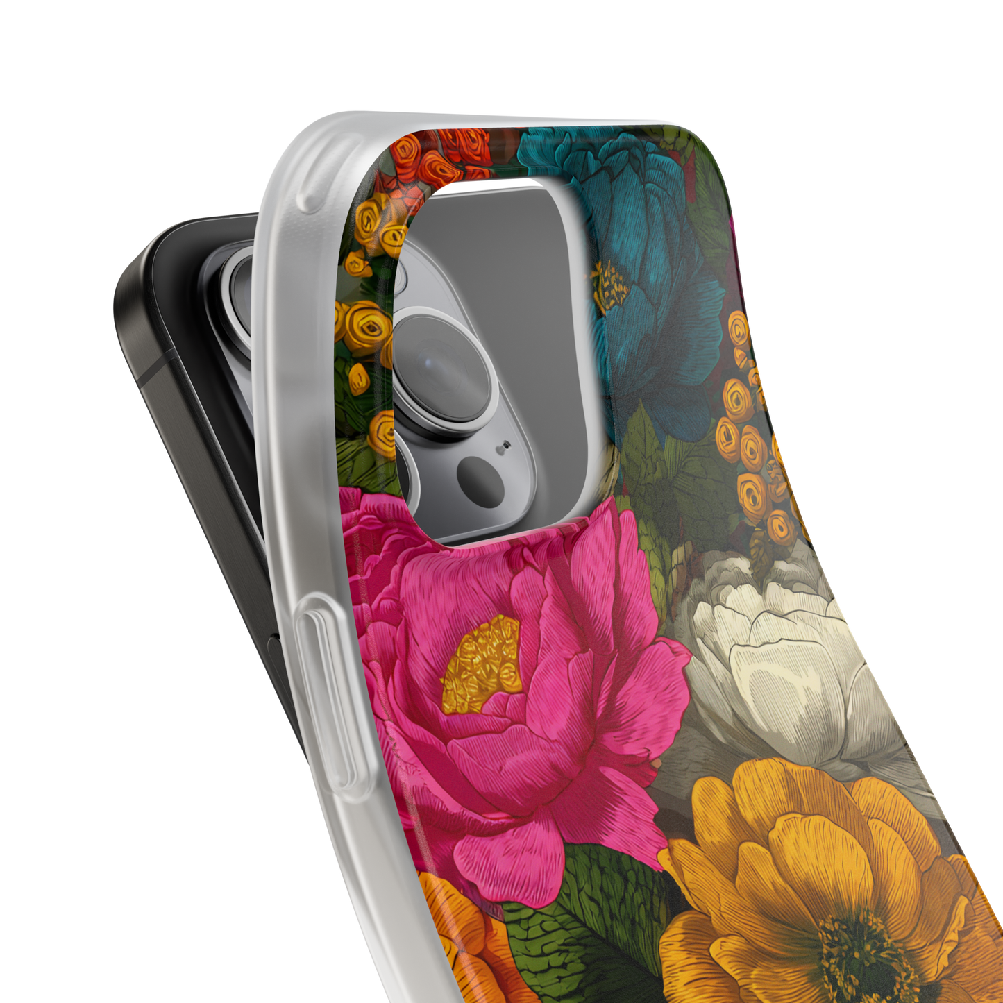 Midnight Bloom - Flexi iPhone Case