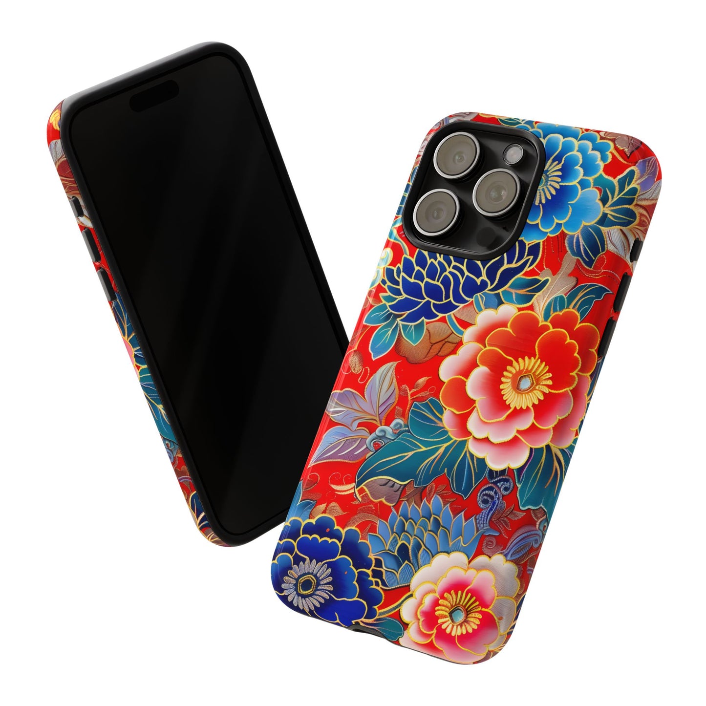 Oriental Blossom โ Tough Glossy iPhone Case