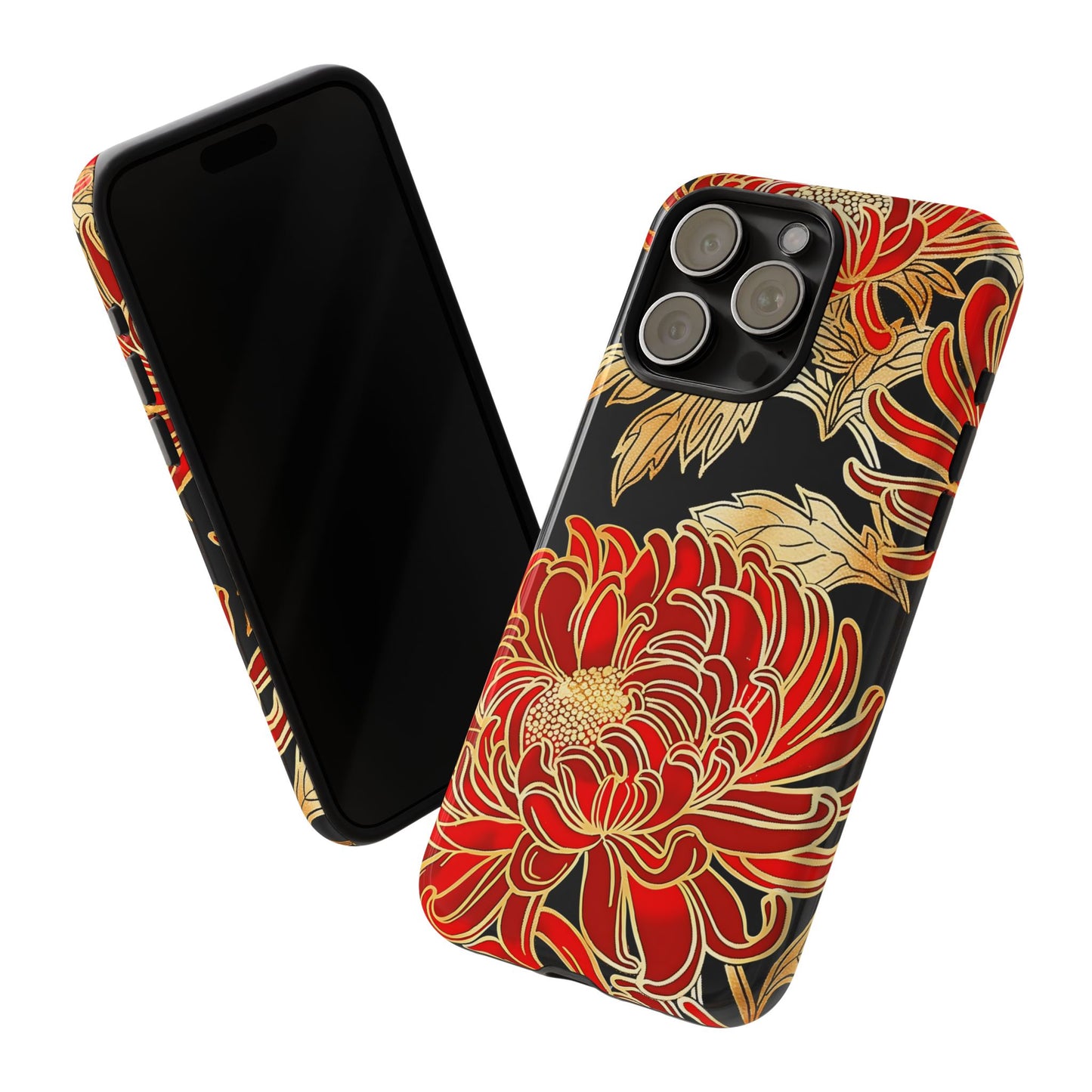 Ember Petals – Tough Glossy iPhone Case