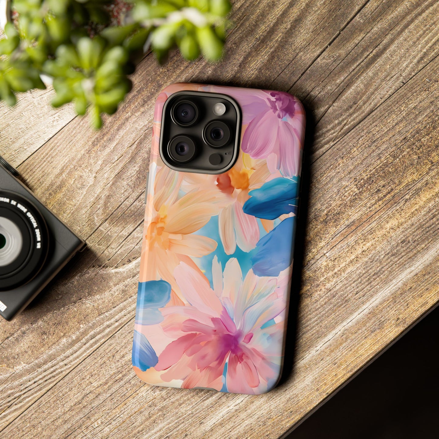 Radiant Bloom โ Tough Glossy iPhone Case