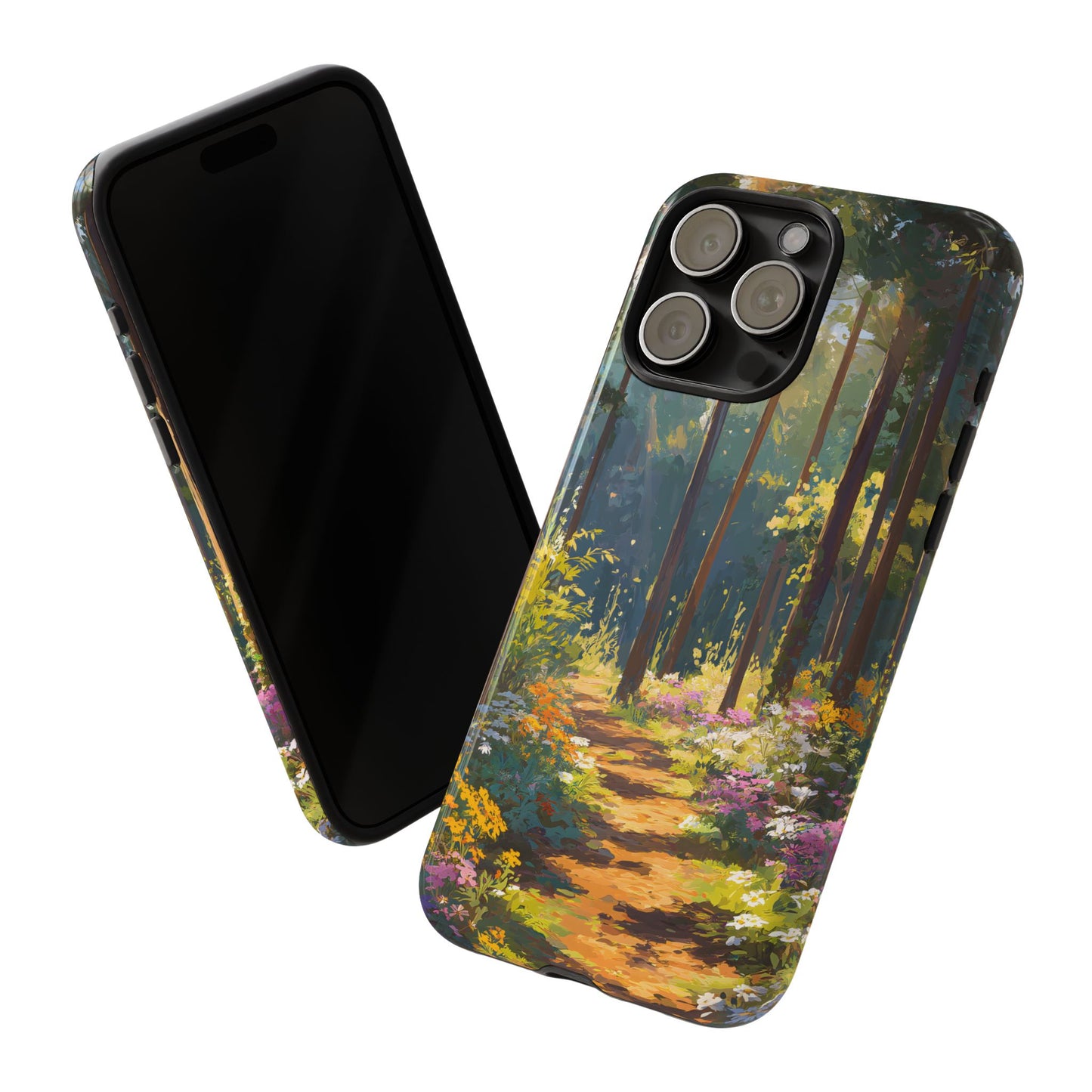Enchanted Forest Path – Tough Glossy iPhone Case