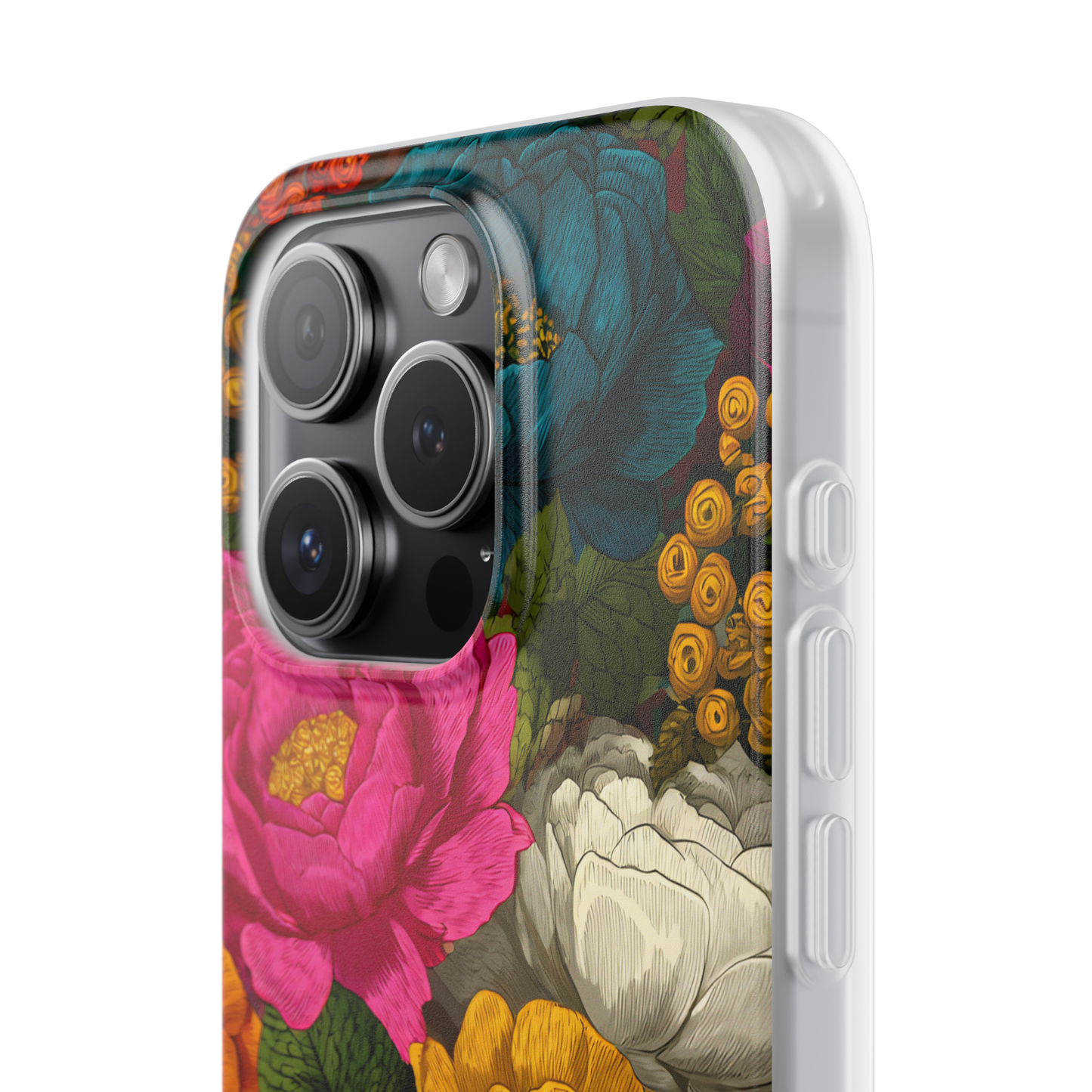 Midnight Bloom - Flexi iPhone Case