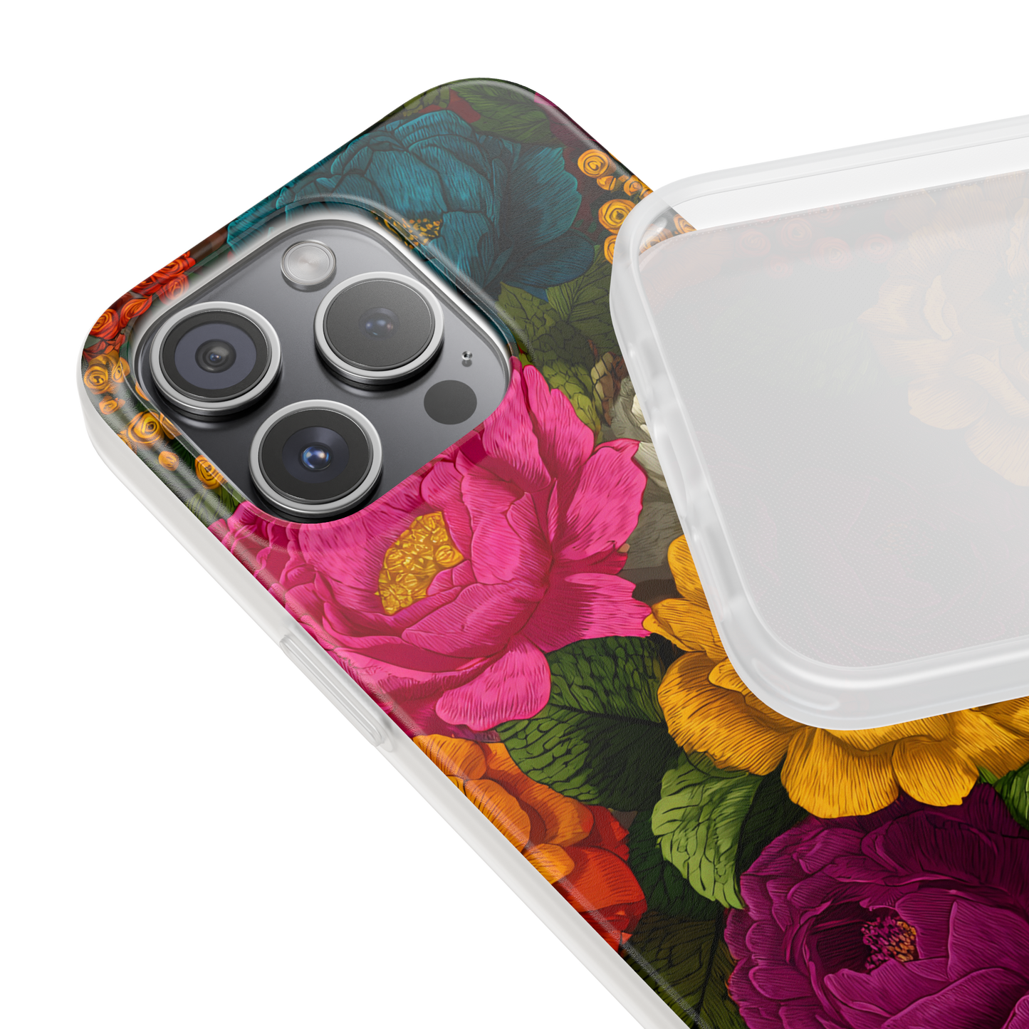 Midnight Bloom - Flexi iPhone Case