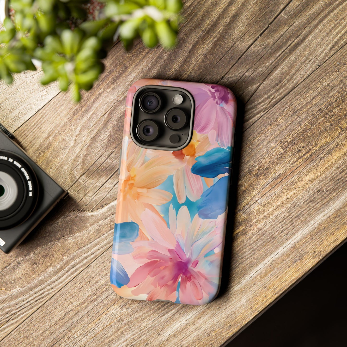 Radiant Bloom โ Tough Glossy iPhone Case