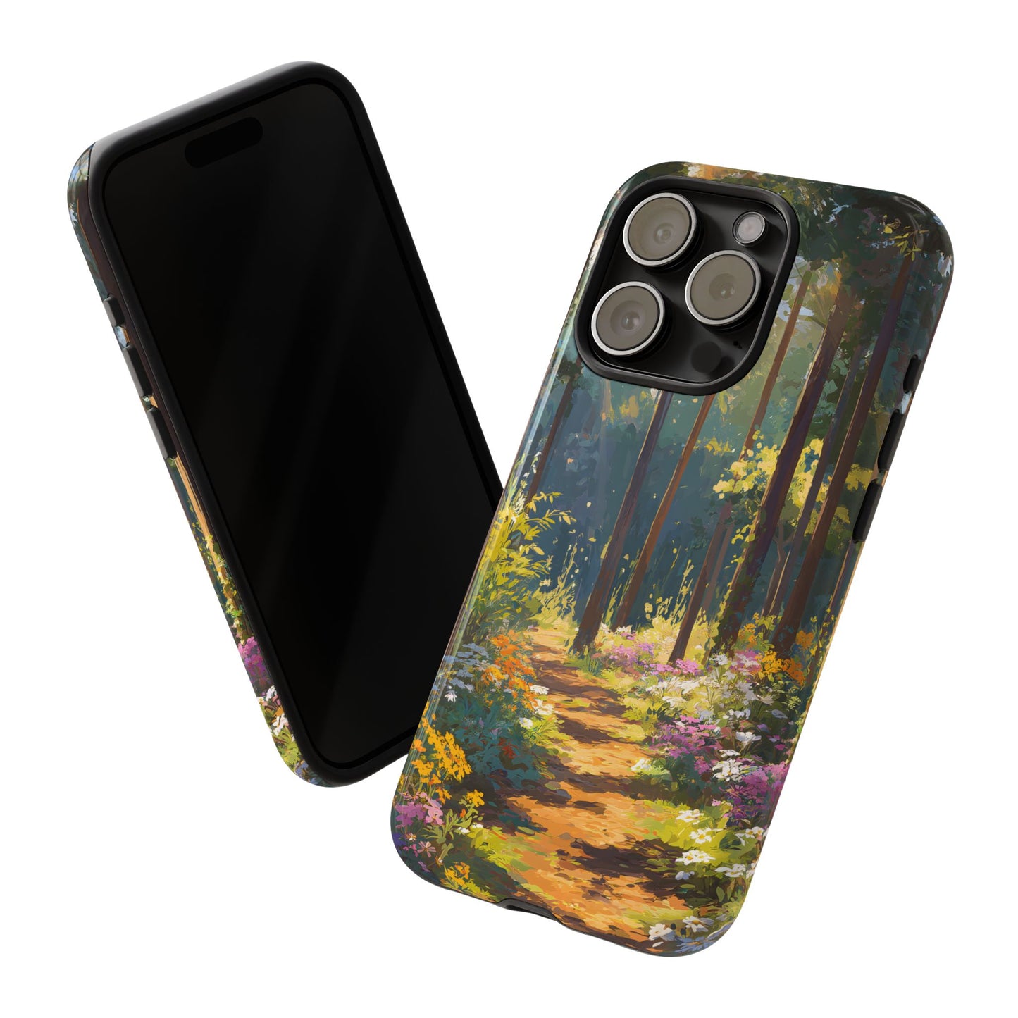 Enchanted Forest Path – Tough Glossy iPhone Case
