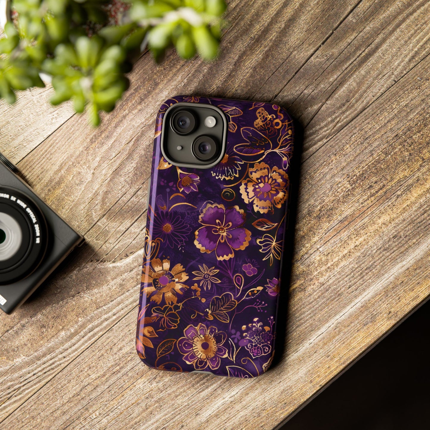 Royal Garden โ Tough Glossy iPhone Case
