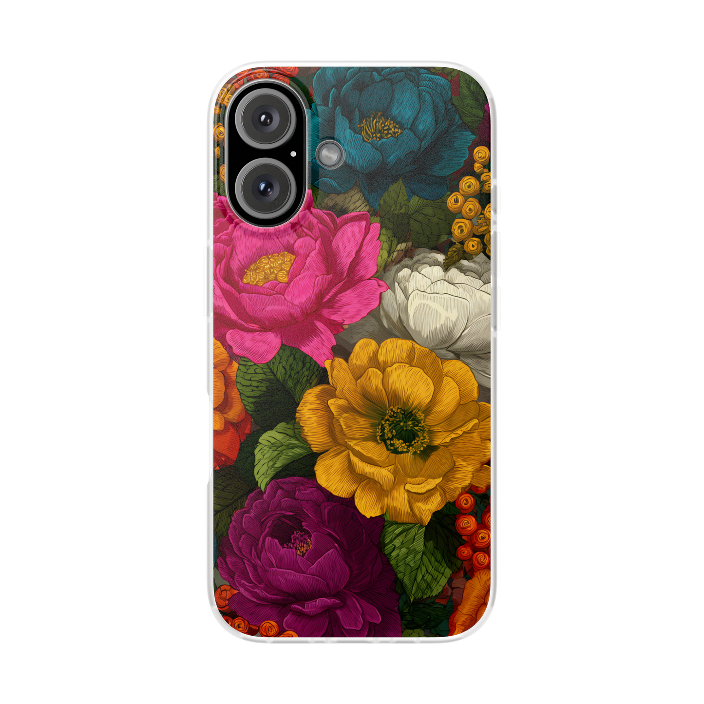 Midnight Bloom - Flexi iPhone Case