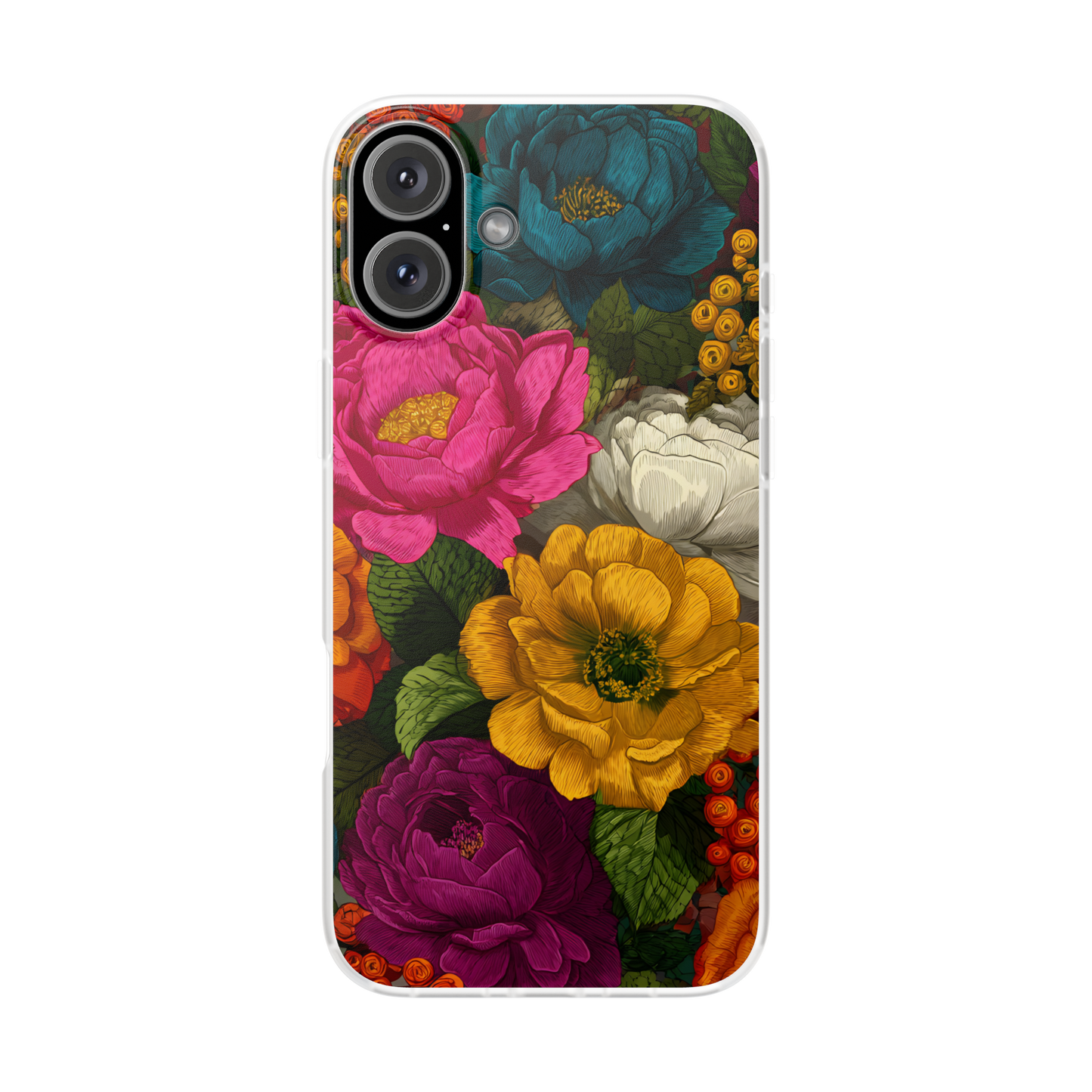 Midnight Bloom - Flexi iPhone Case