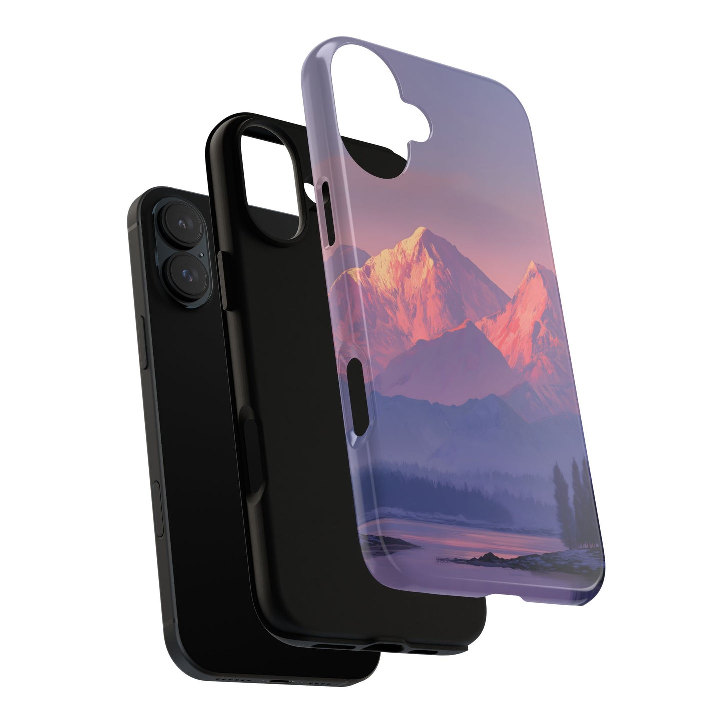 Crimson Peaks – Tough Glossy iPhone Case