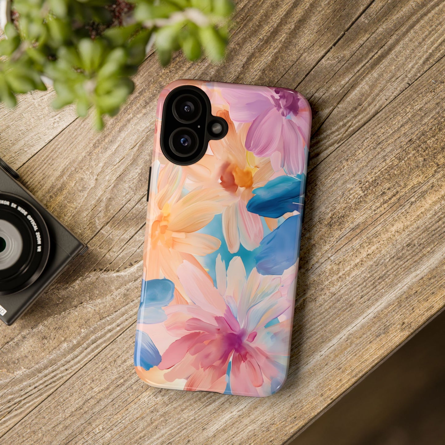 Radiant Bloom โ Tough Glossy iPhone Case