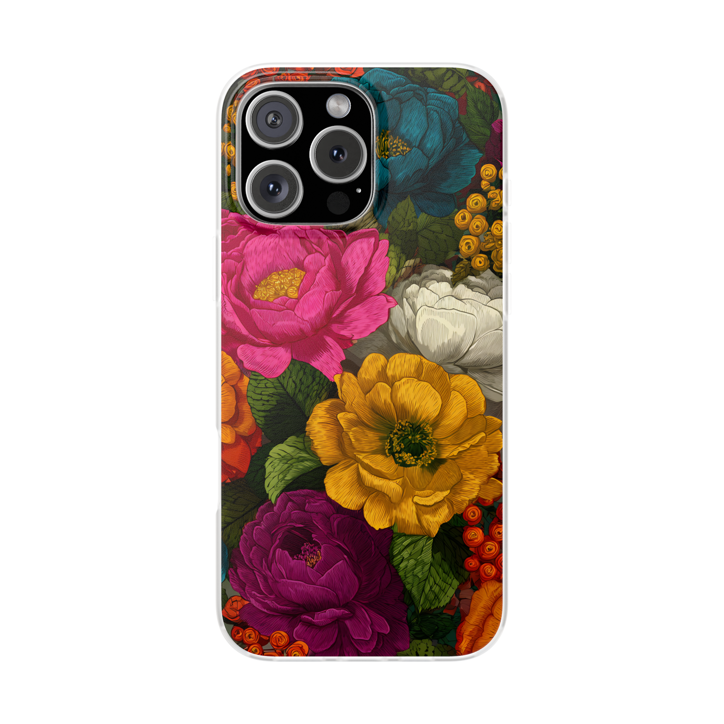 Midnight Bloom - Flexi iPhone Case