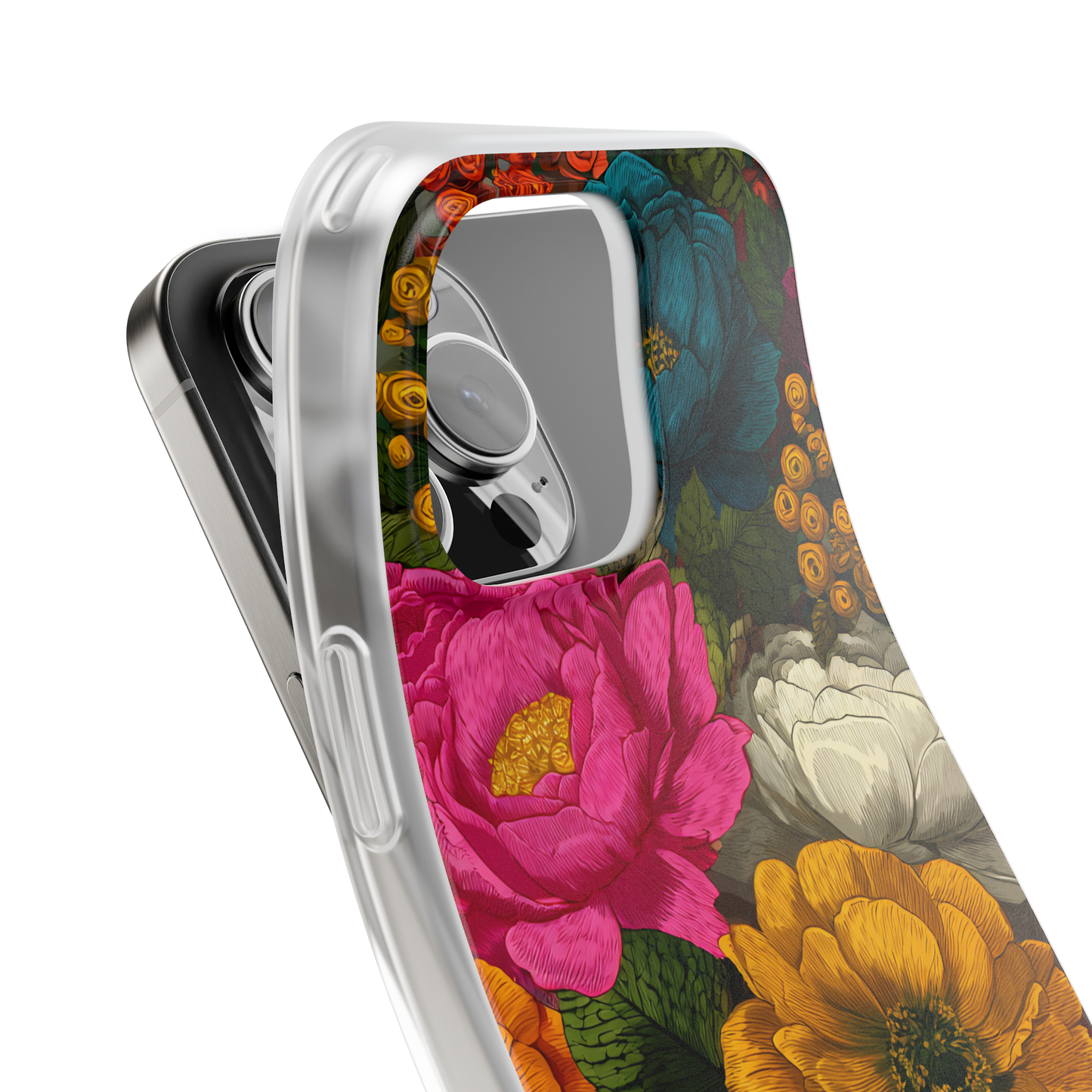 Midnight Bloom - Flexi iPhone Case