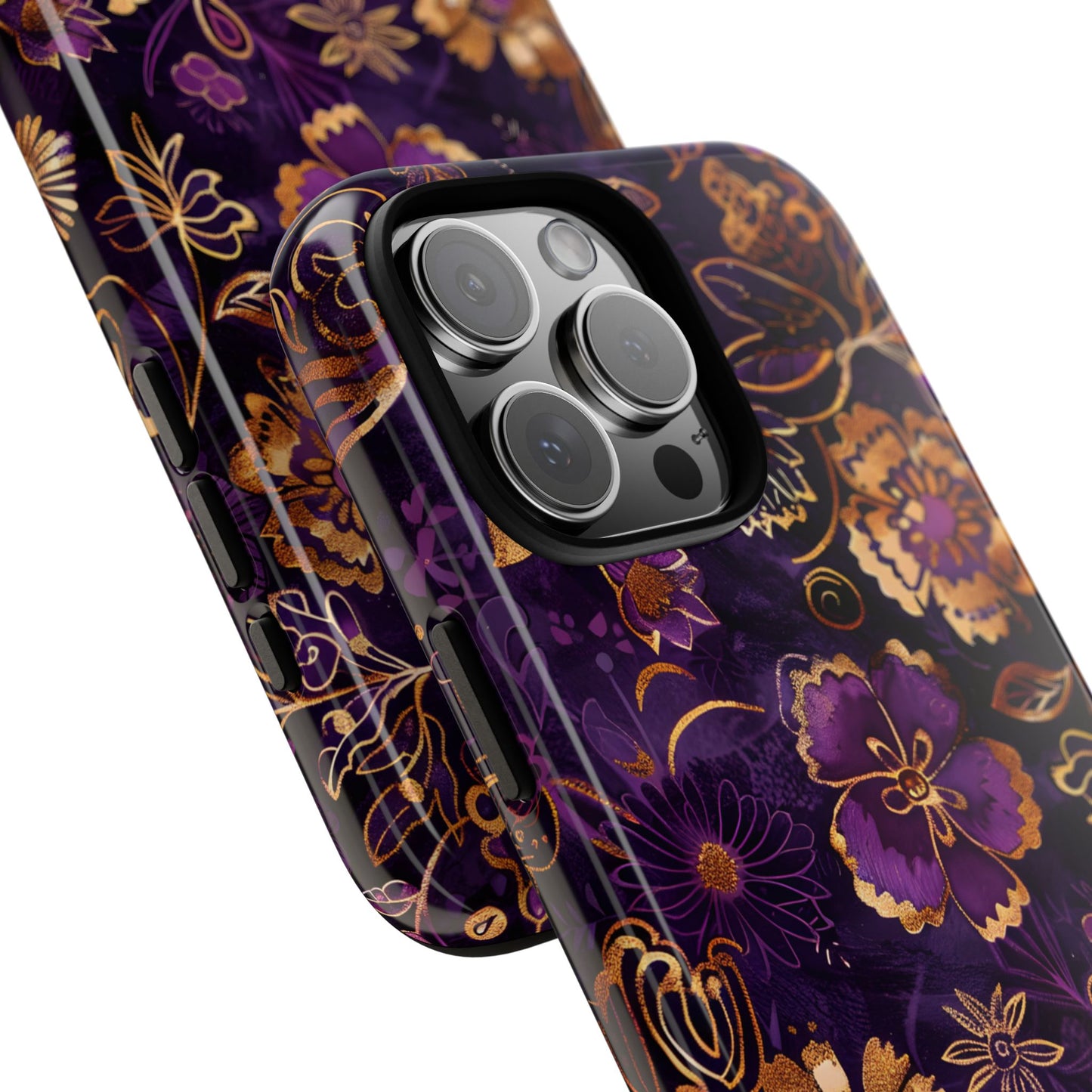 Royal Garden โ Tough Glossy iPhone Case