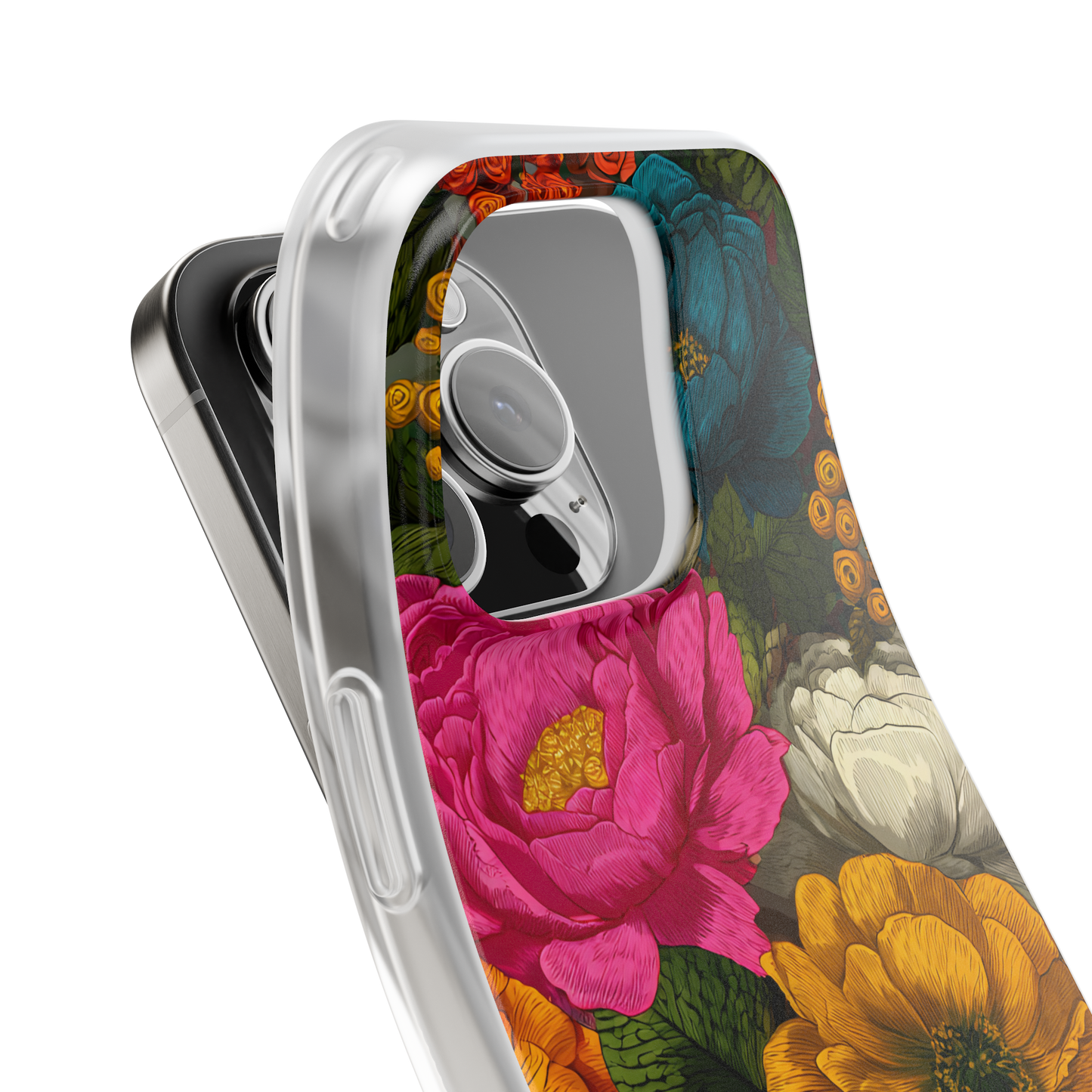 Midnight Bloom - Flexi iPhone Case