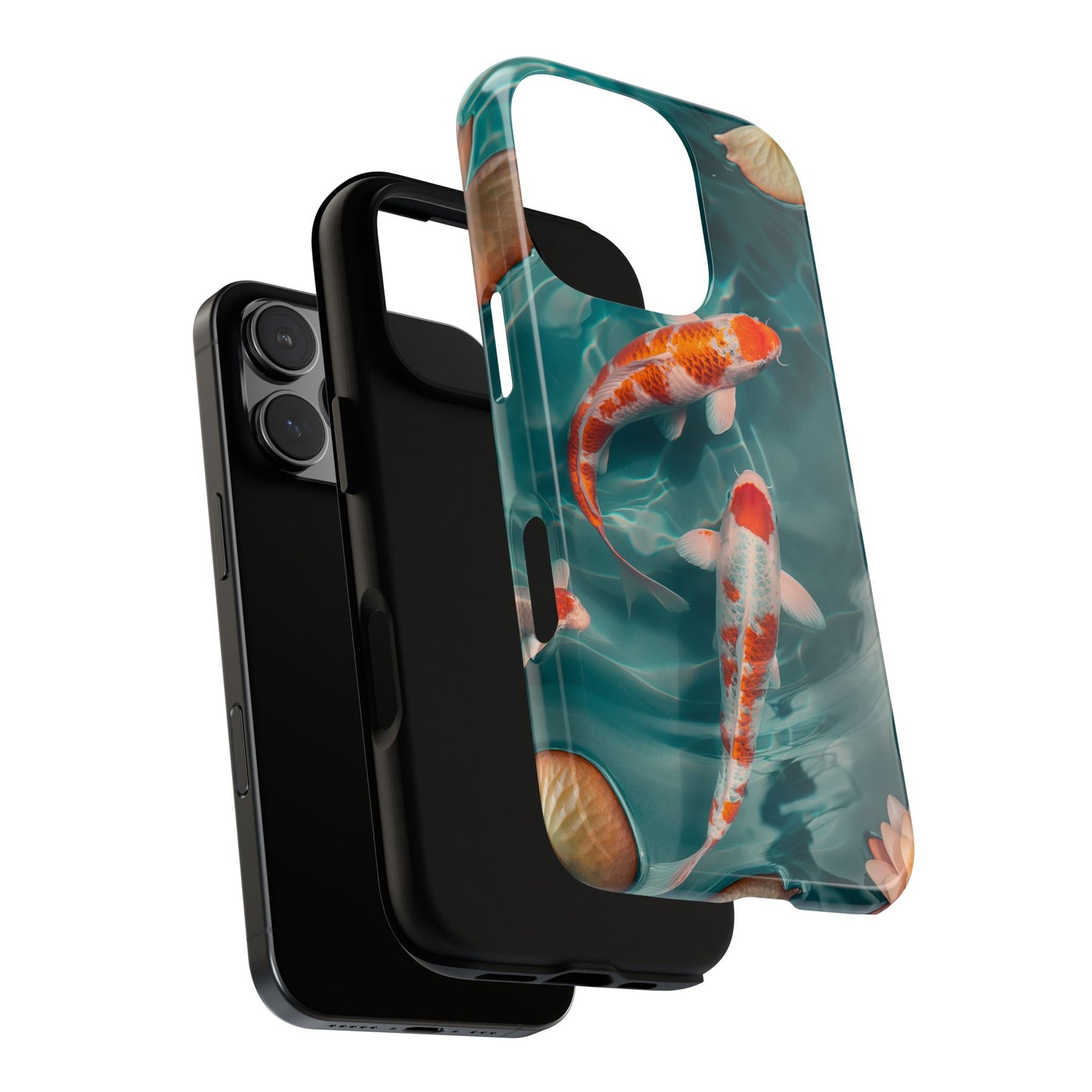 Tranquil Koi Pond – Tough Glossy iPhone Case