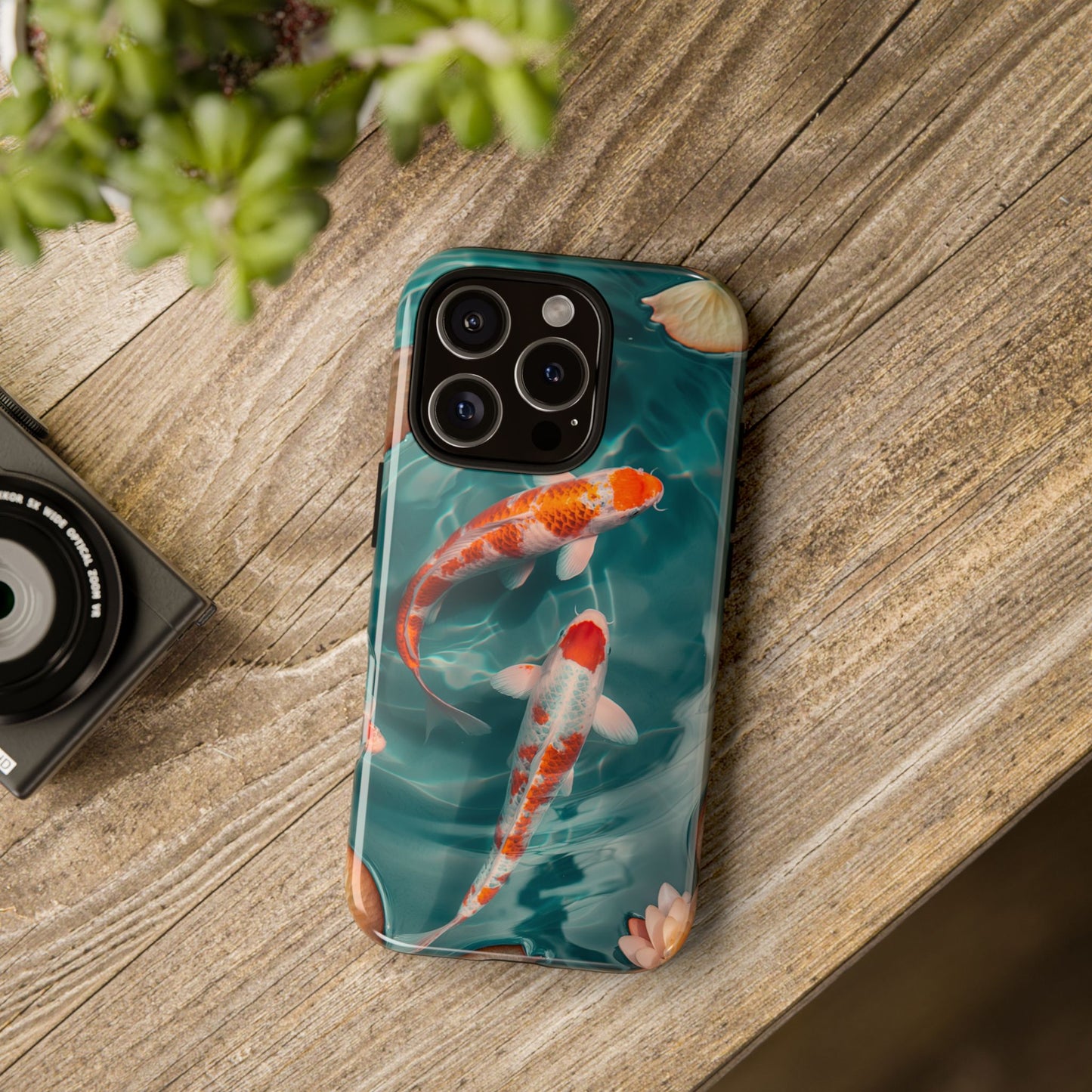 Tranquil Koi Pond – Tough Glossy iPhone Case