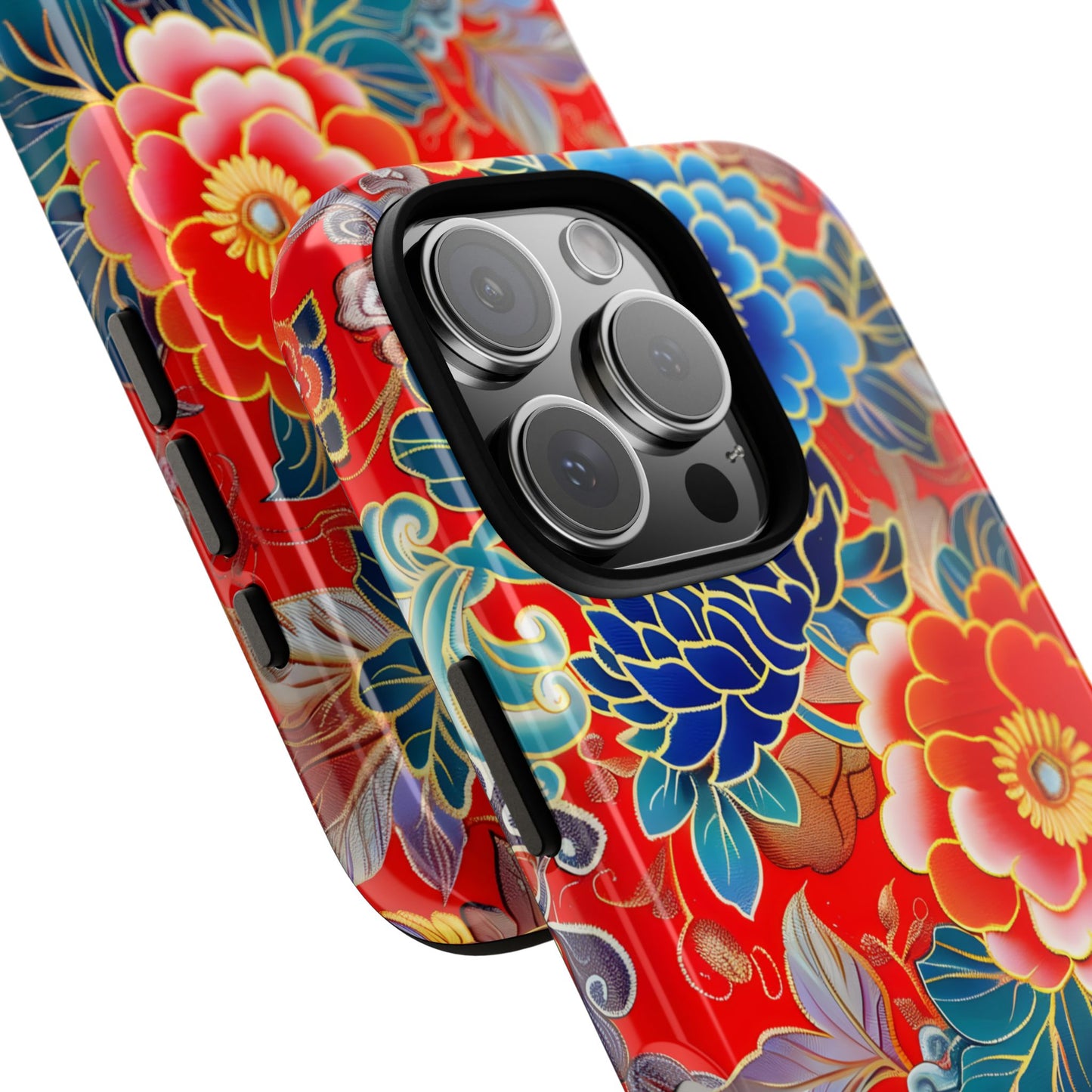 Oriental Blossom โ Tough Glossy iPhone Case