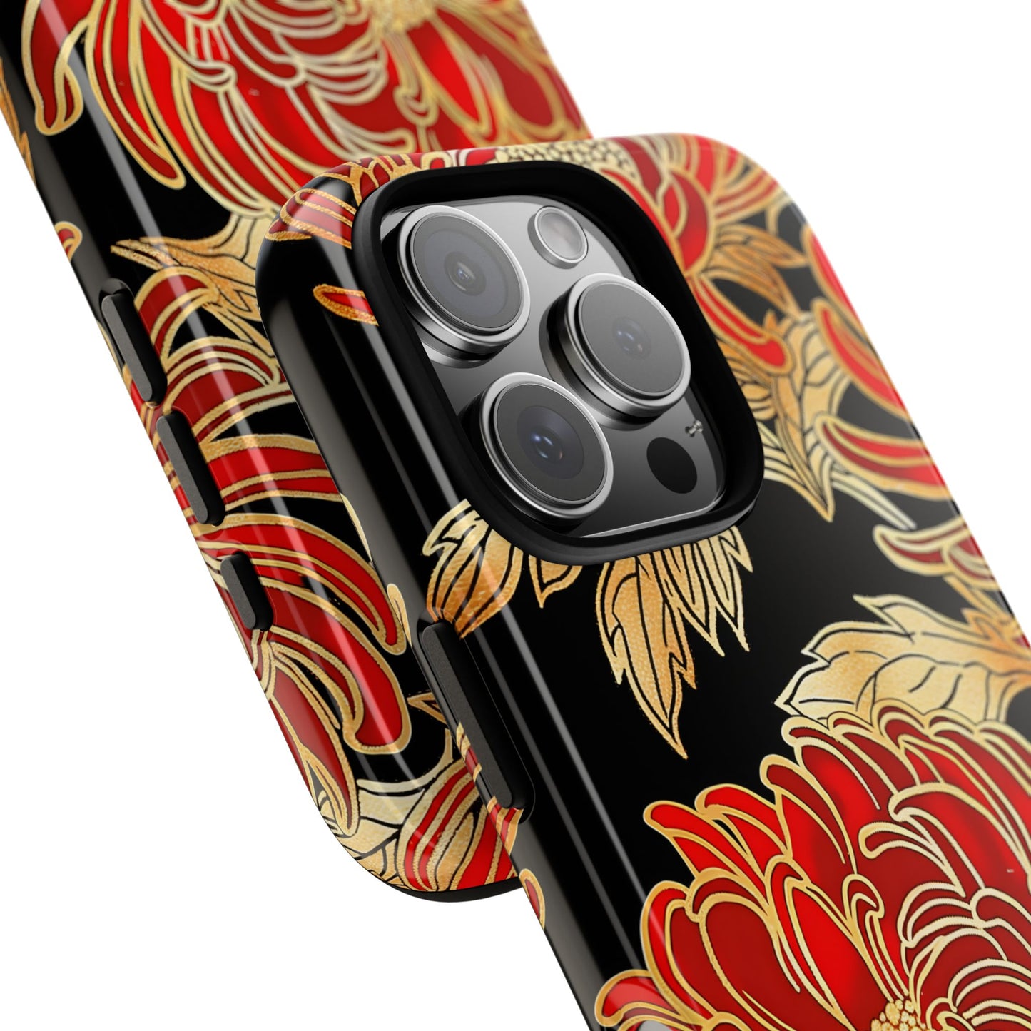 Ember Petals – Tough Glossy iPhone Case
